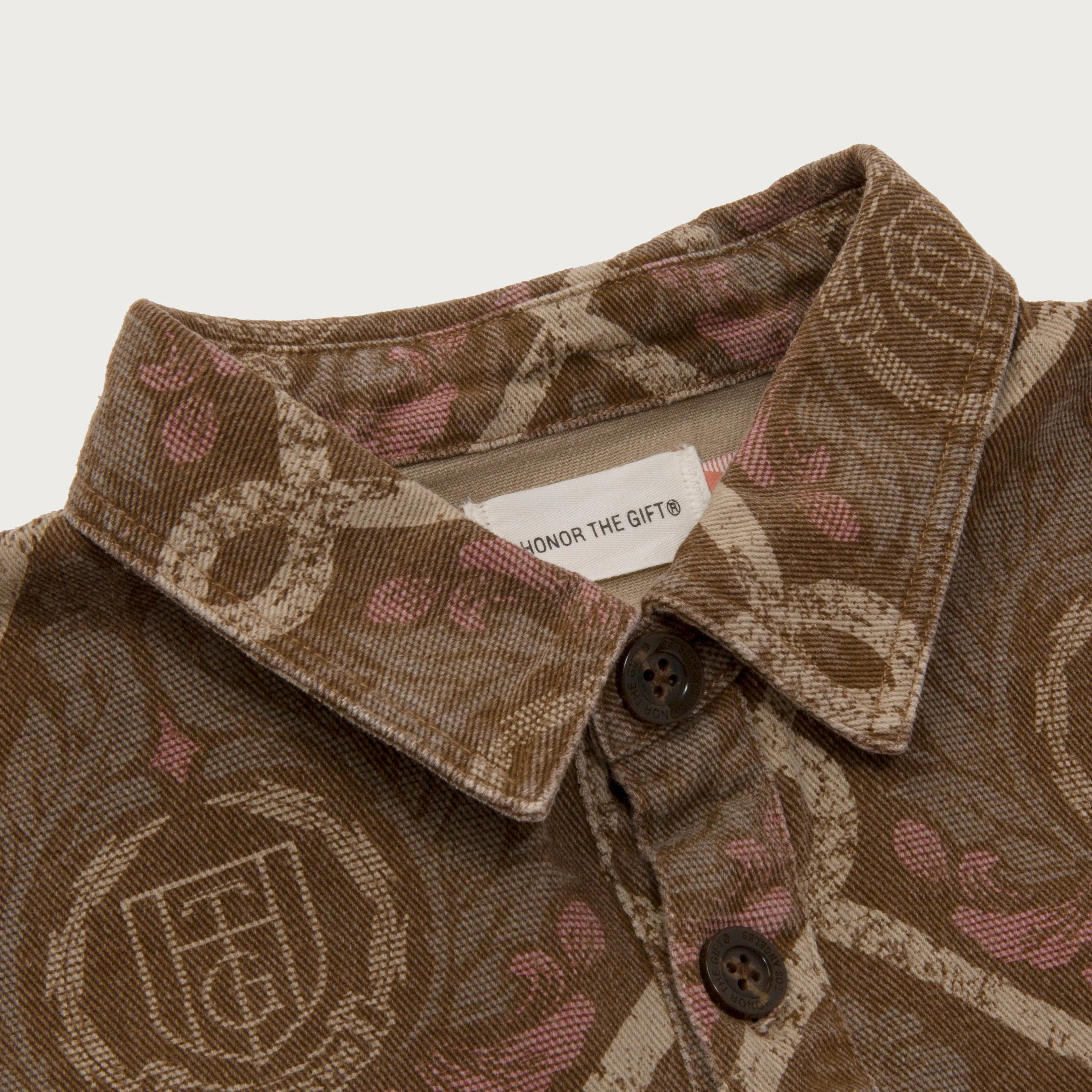 HTG® L/S Work Shirt - Brown sold by Honor the Gift product image thumbnail 4
