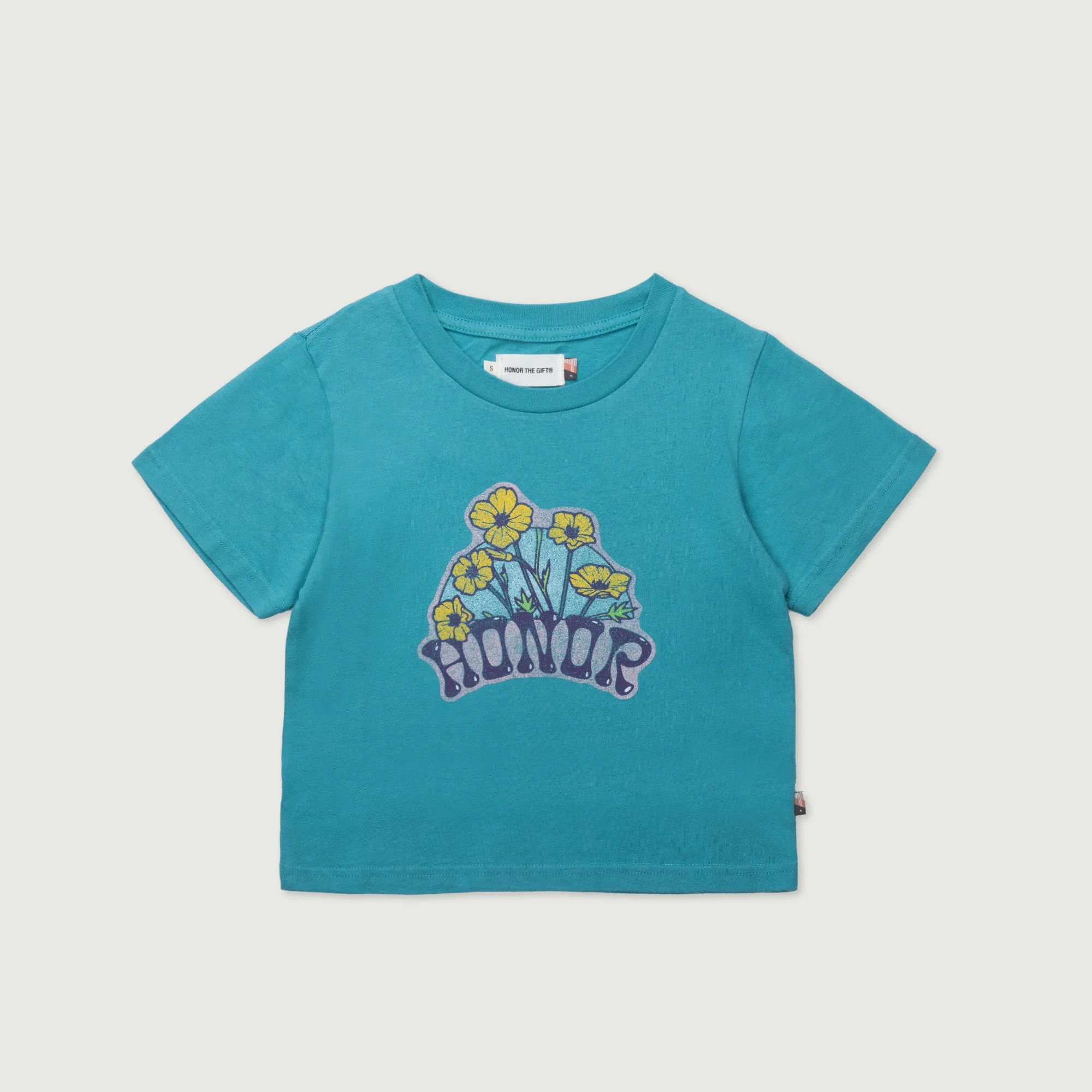 Womens Honor Flower Logo T-Shirt - Teal sold by Honor the Gift