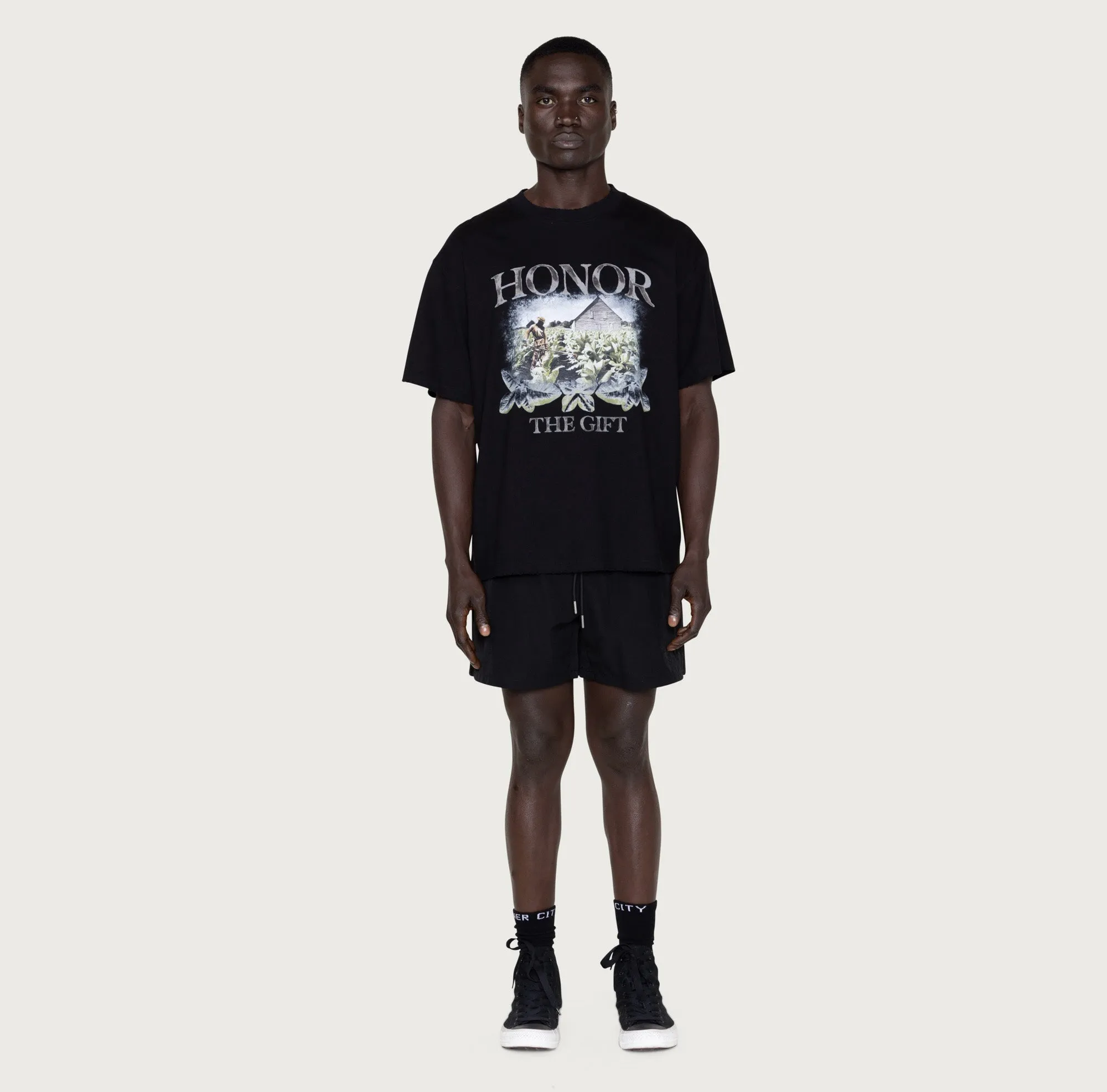 Tobacco Field T-Shirt - Black sold by Honor the Gift product image thumbnail 3