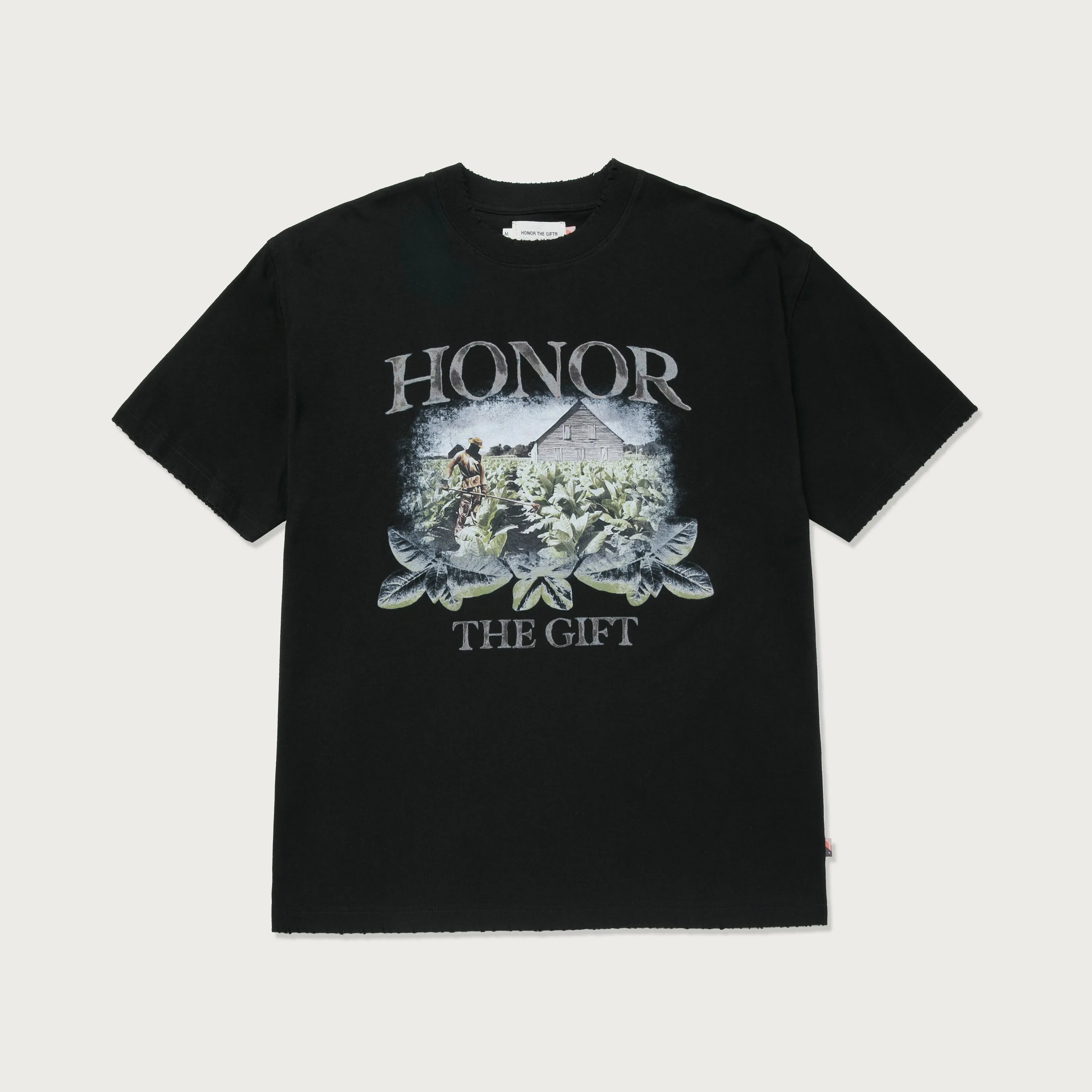 Tobacco Field T-Shirt - Black sold by Honor the Gift