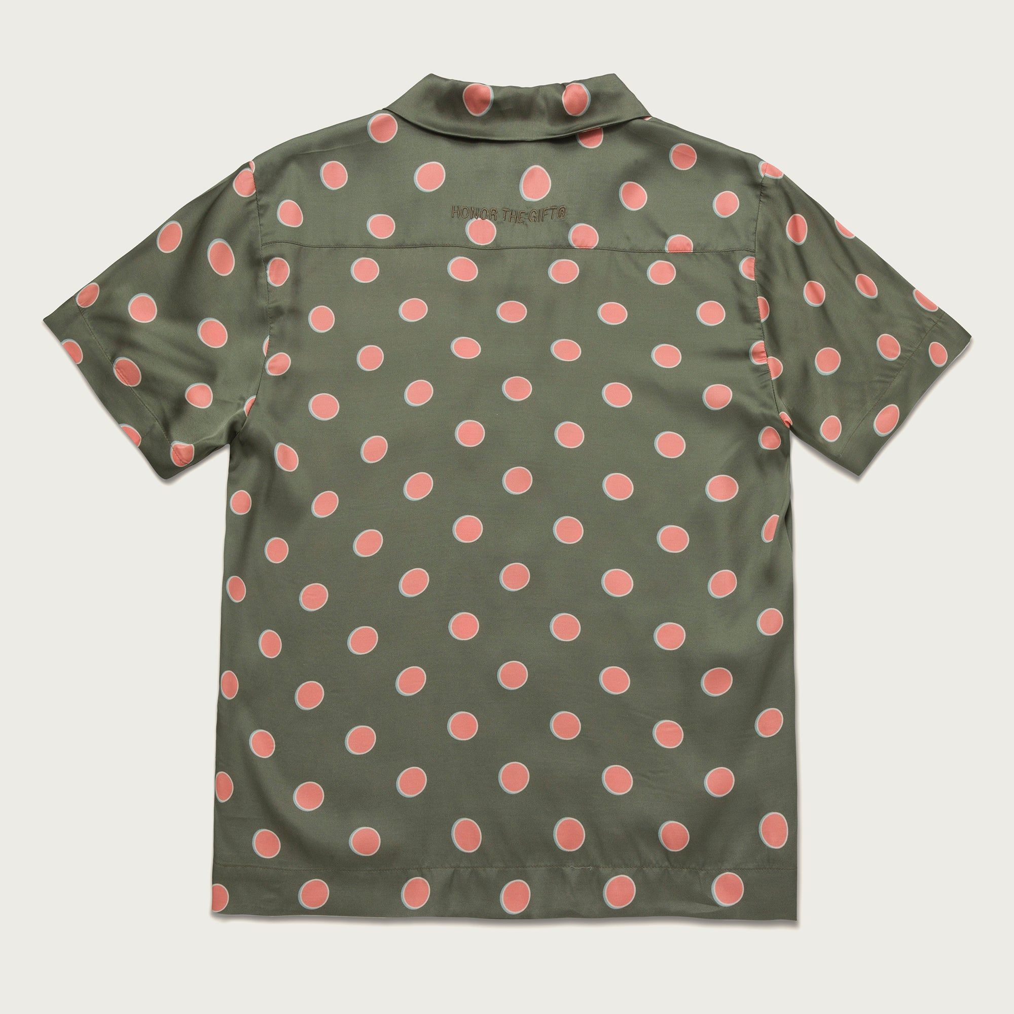 Century Camp Button Up - Green Polkadot sold by Honor the Gift product image thumbnail 2