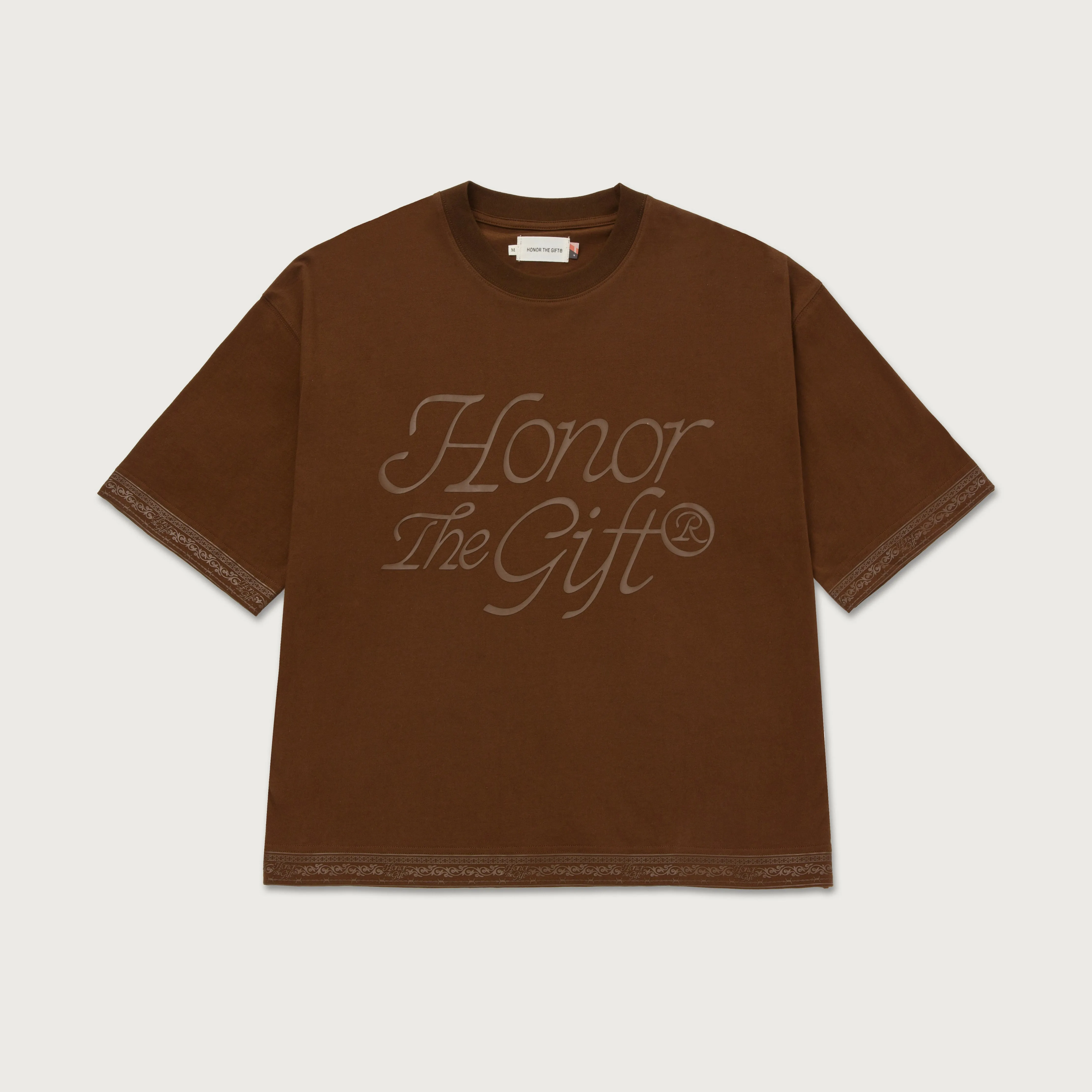 HTG® H Box T-Shirt - Brown sold by Honor the Gift
