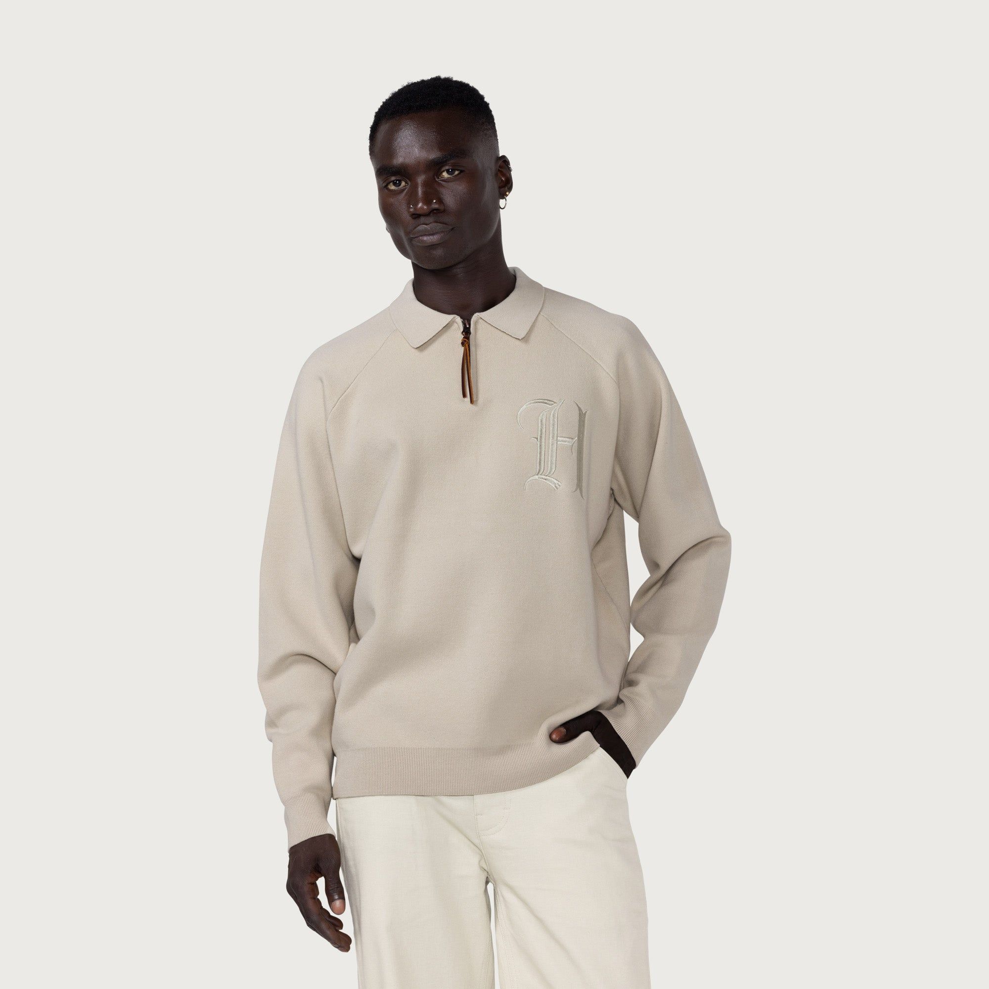 HTG® Zip Henley - Bone sold by Honor the Gift product image thumbnail 8