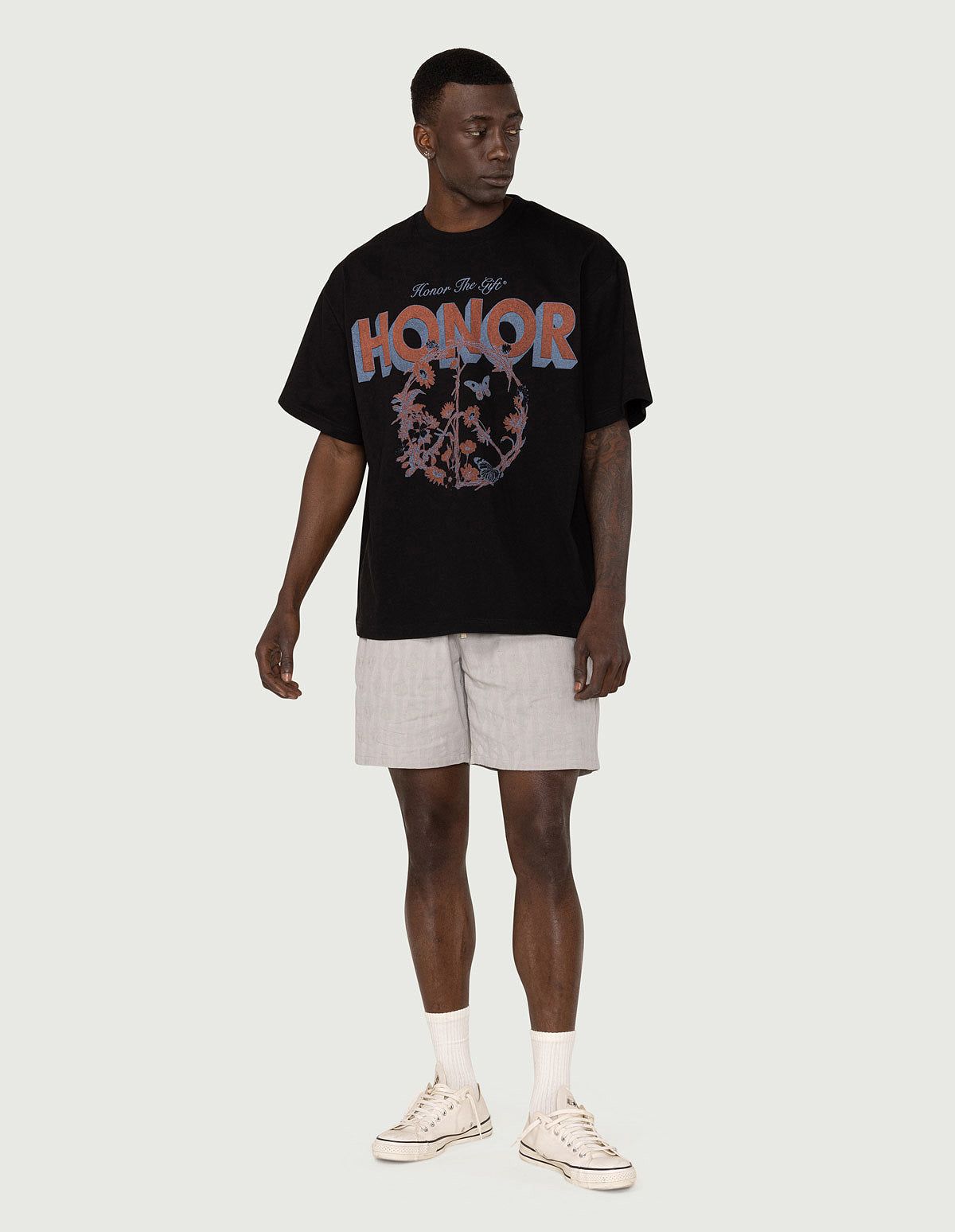 Honor Peace T-Shirt - Black sold by Honor the Gift product image thumbnail 2