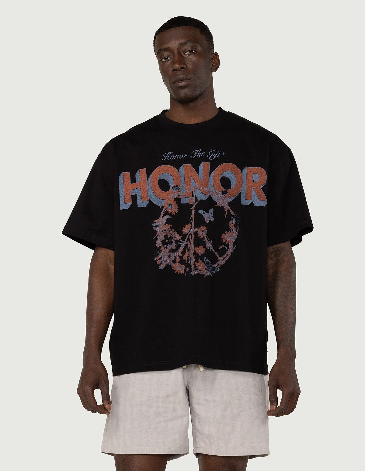 Honor Peace T-Shirt - Black sold by Honor the Gift product image thumbnail 5