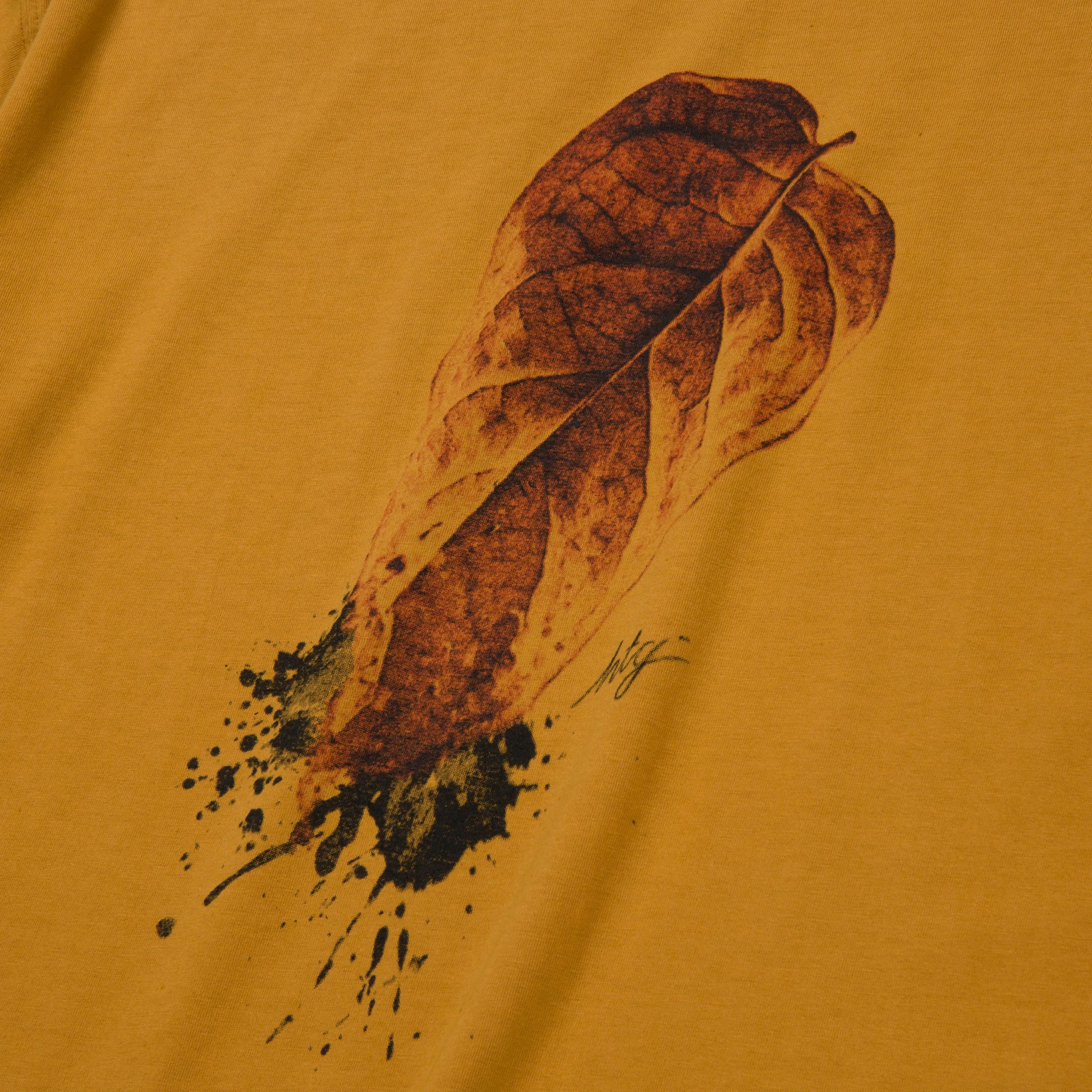 HTG® Leaf T-Shirt - Mustard sold by Honor the Gift product image thumbnail 3