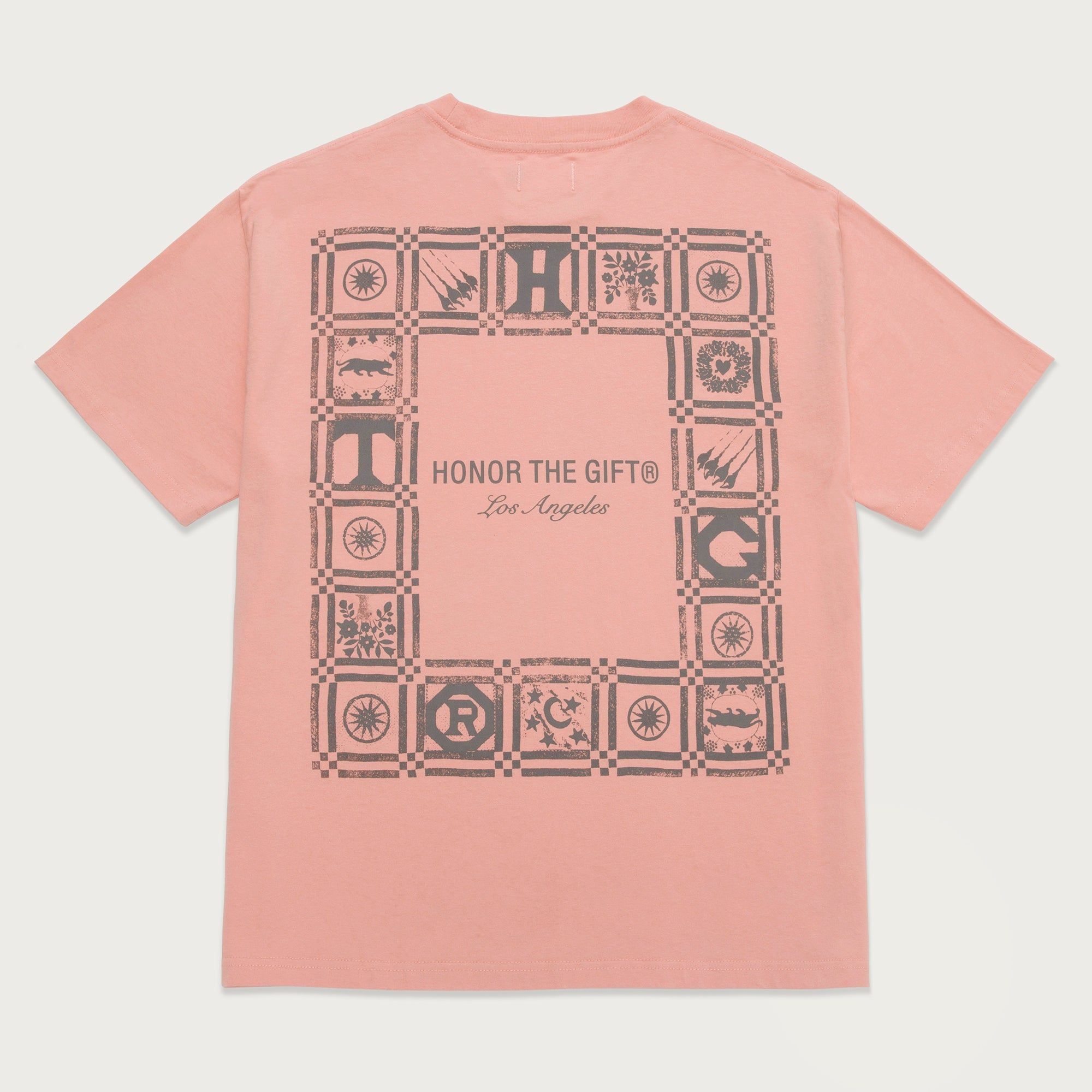 Quilt T-Shirt - Peach sold by Honor the Gift product image thumbnail 2