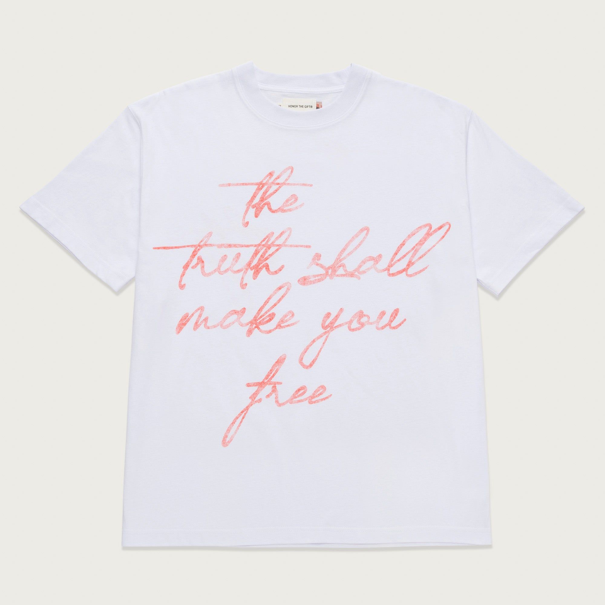 Truth T-Shirt - White sold by Honor the Gift