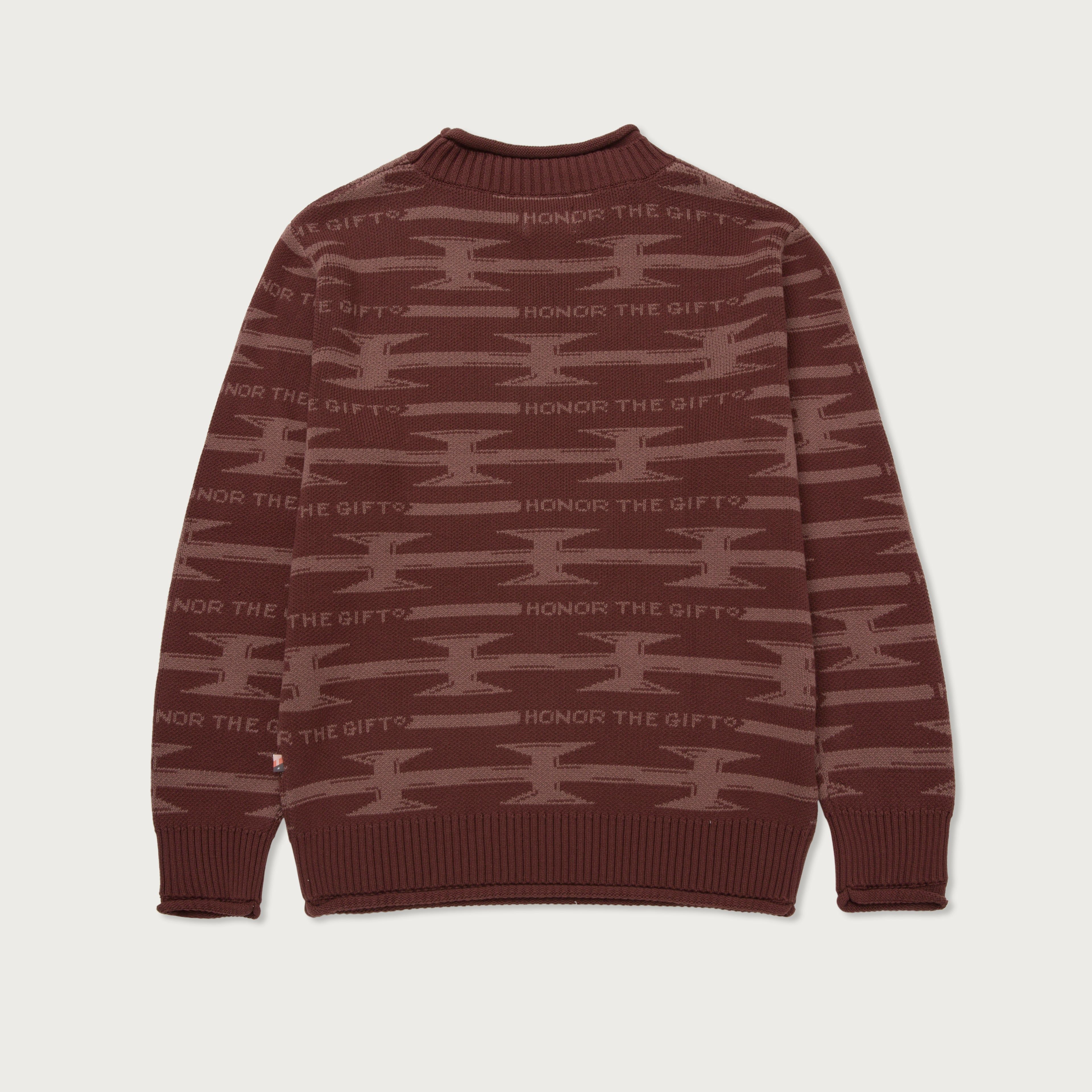 H Wire Knit Sweater - Brown sold by Honor the Gift product image thumbnail 2