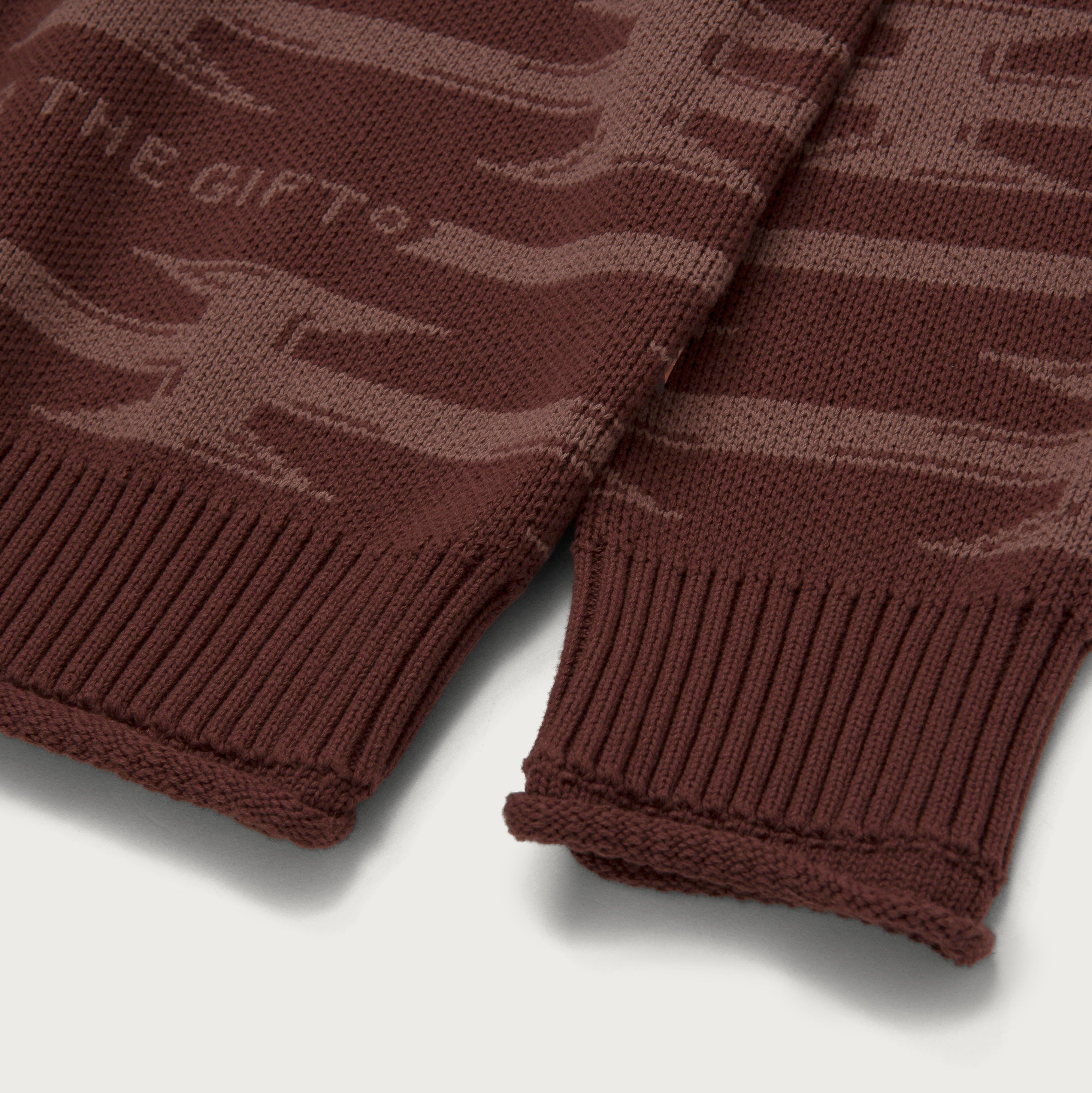 H Wire Knit Sweater - Brown sold by Honor the Gift product image thumbnail 5