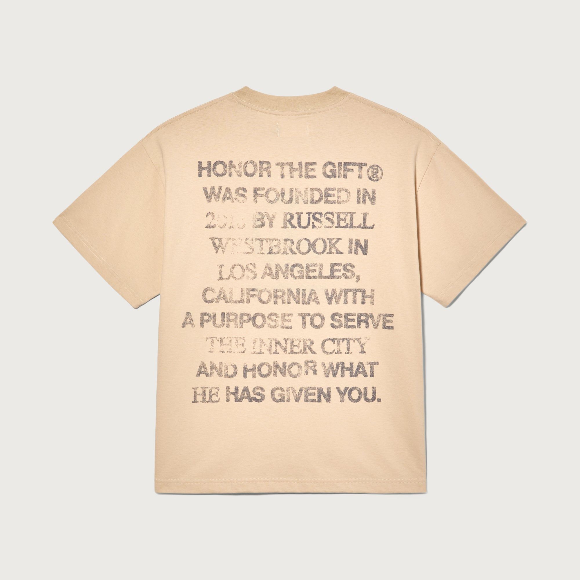 2016 T-Shirt - Bone sold by Honor the Gift product image thumbnail 2