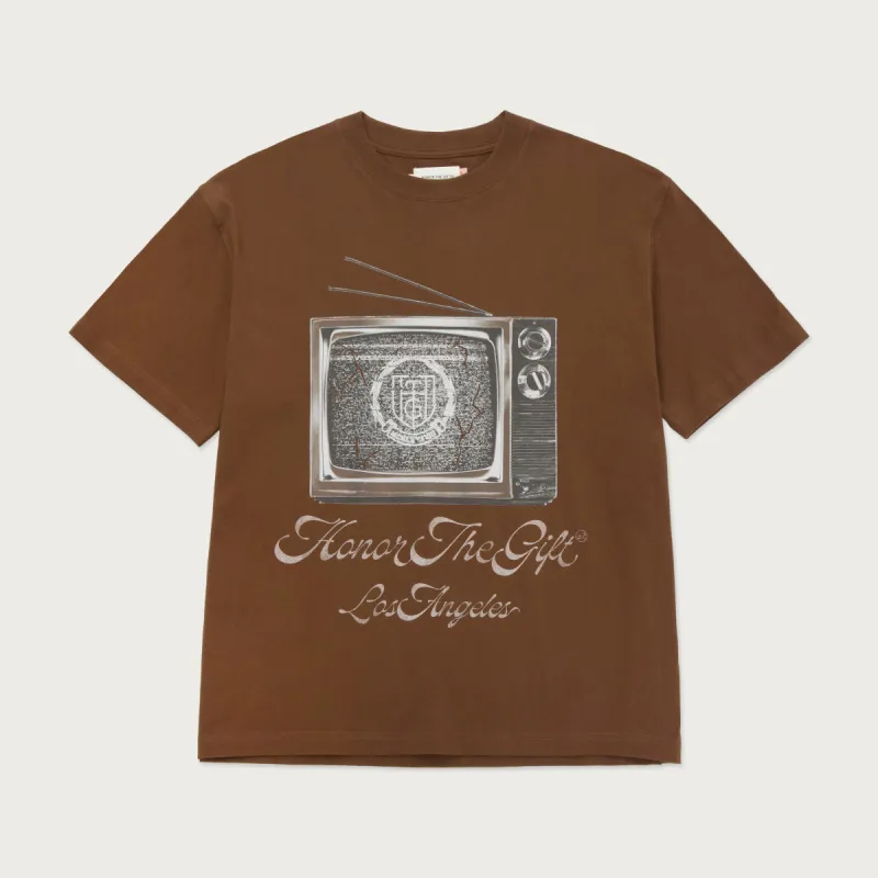 HTG® TV T-Shirt - Brown sold by Honor the Gift