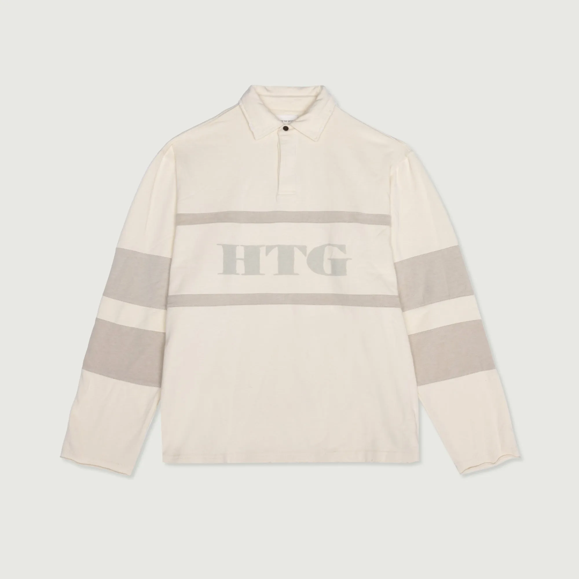 Womens Oversized Rugby Top - Bone sold by Honor the Gift