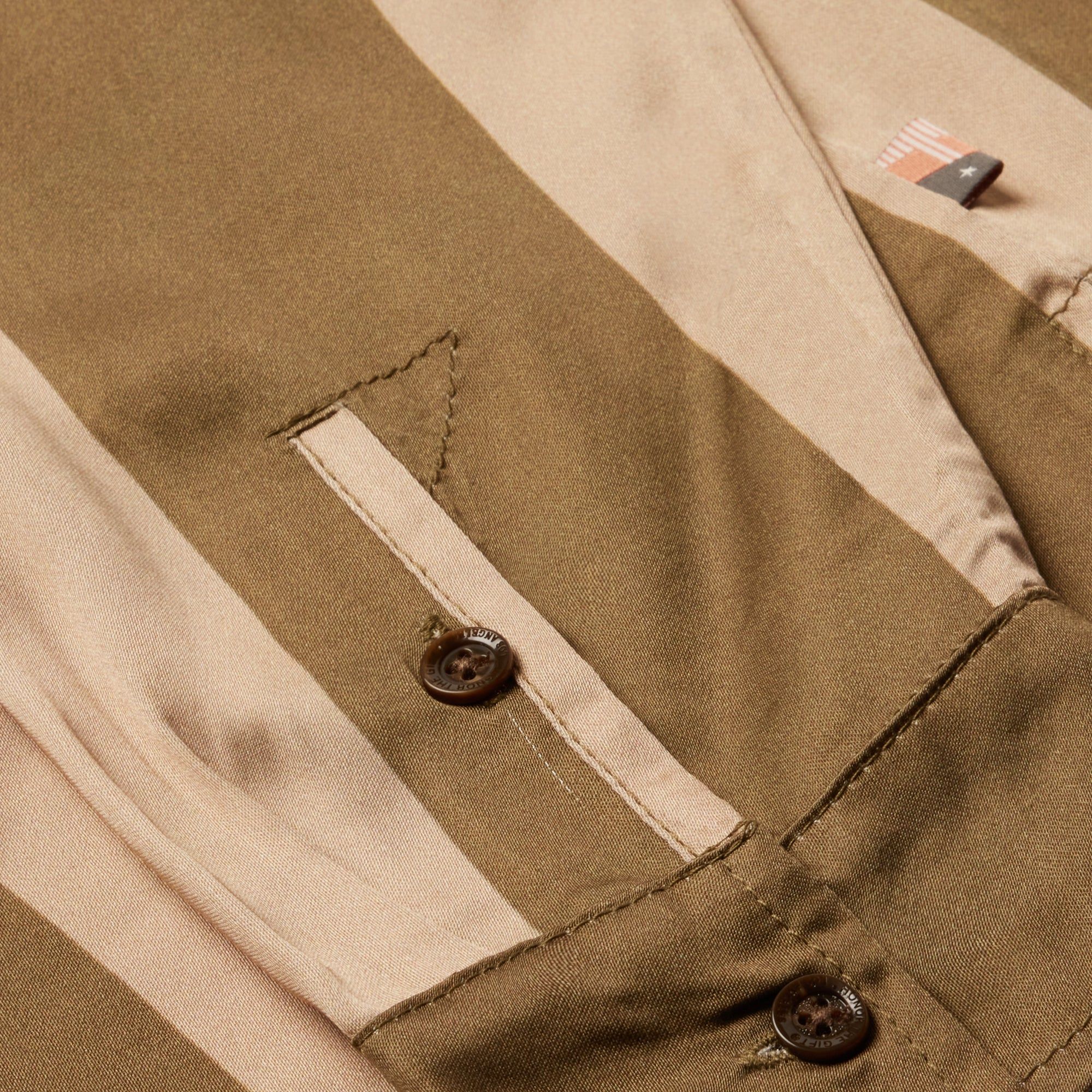 HTG® Stripe Rugby - Olive sold by Honor the Gift product image thumbnail 4