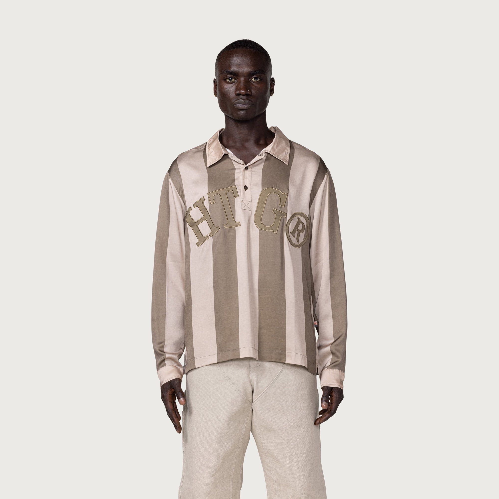 HTG® Stripe Rugby - Olive sold by Honor the Gift product image thumbnail 5