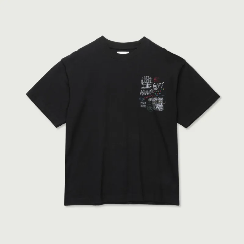 HTG® Vibe Higher T-Shirt - Black sold by Honor the Gift