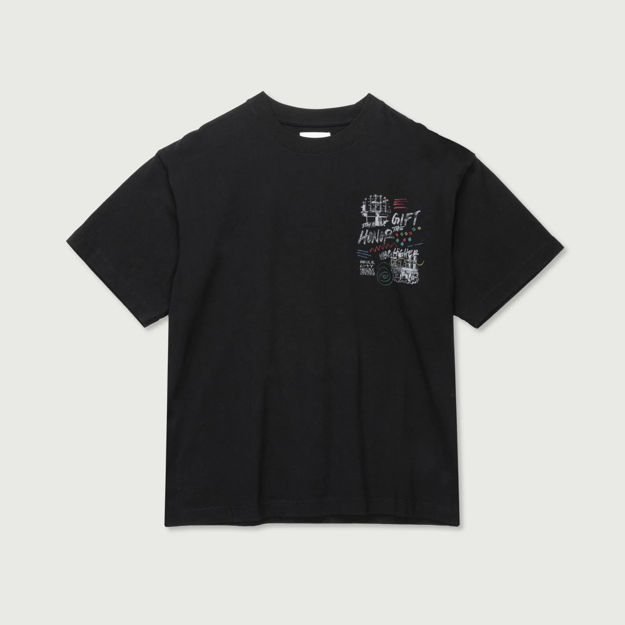 HTG® Vibe Higher T-Shirt - Black sold by Honor the Gift