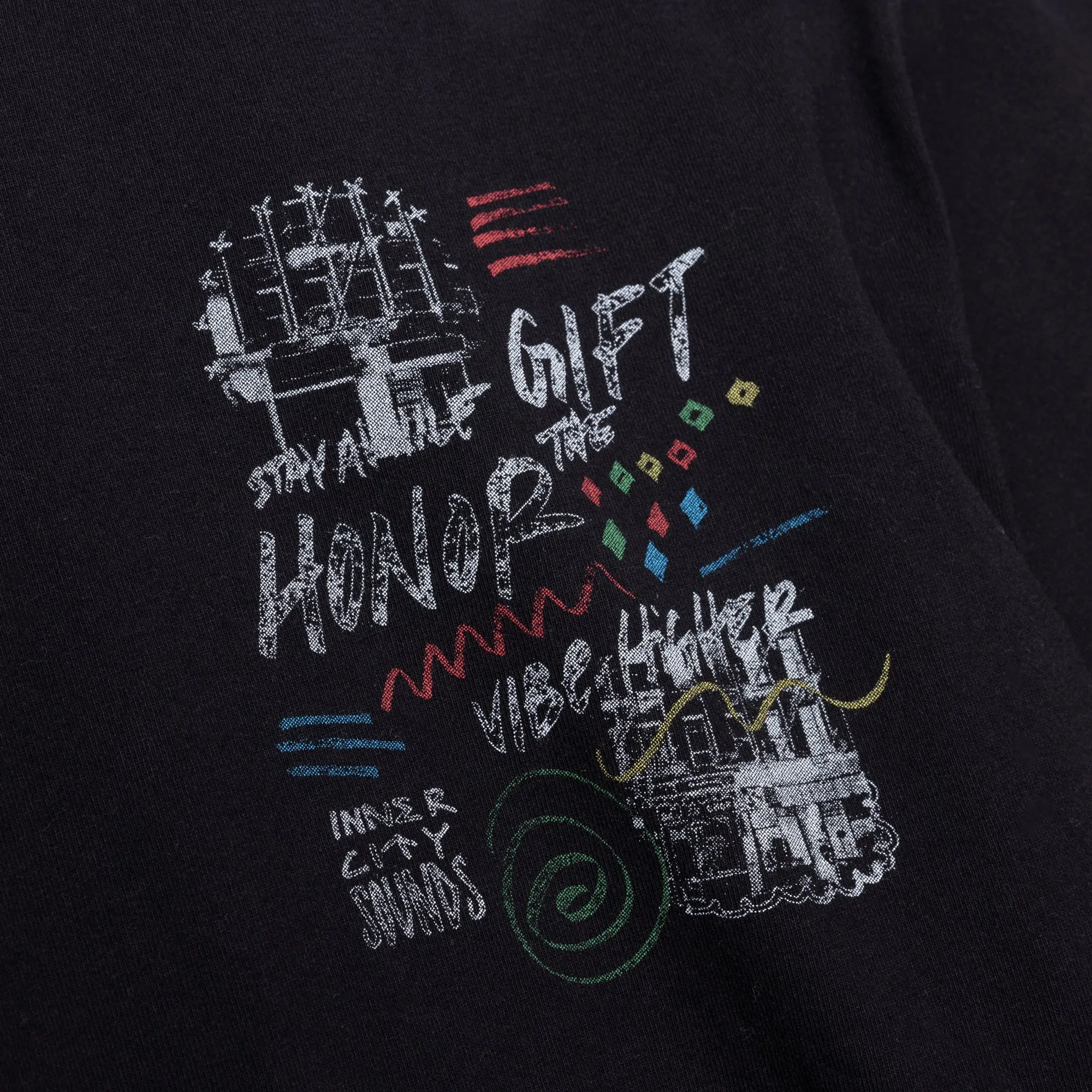 HTG® Vibe Higher T-Shirt - Black sold by Honor the Gift product image thumbnail 2