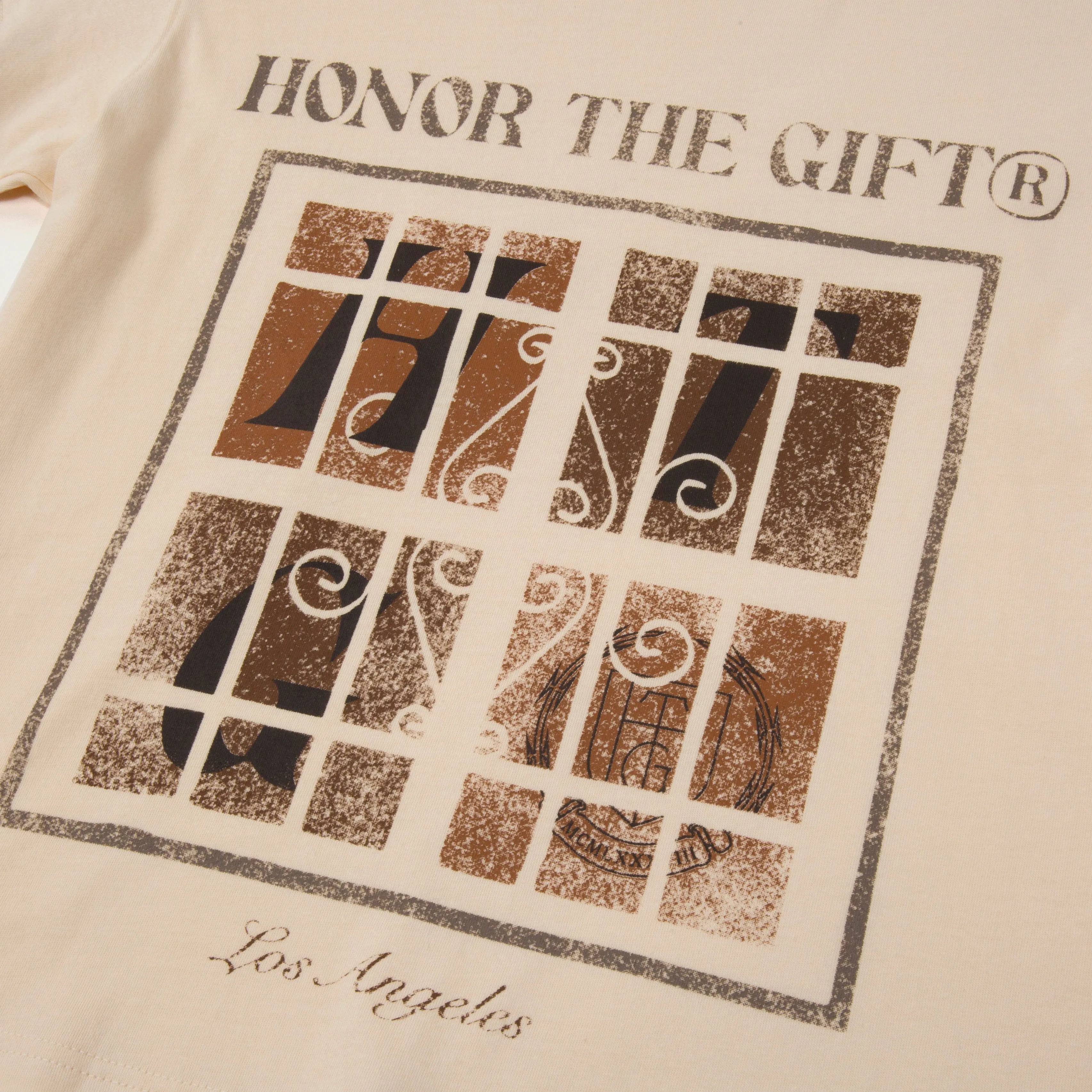 Womens HTG® Window Knit T-Shirt - Bone sold by Honor the Gift product image thumbnail 4