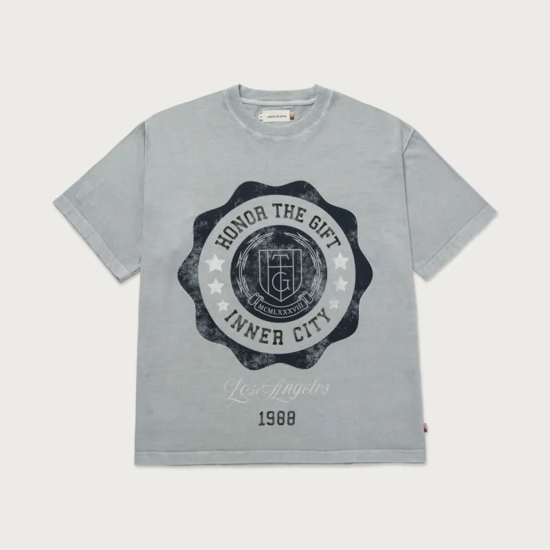 HTG® Seal Logo T-Shirt - Stone sold by Honor the Gift