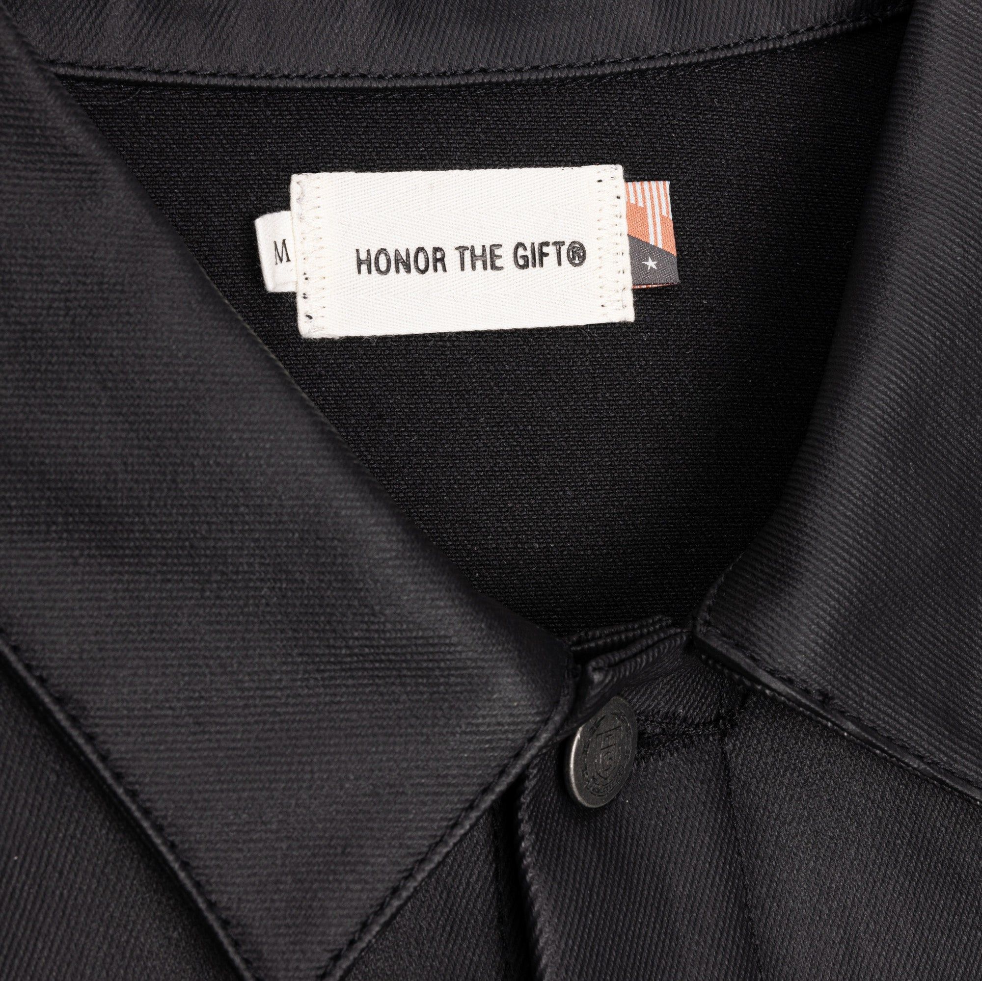 HTG® Wax Denim Trucker - Black sold by Honor the Gift product image thumbnail 5