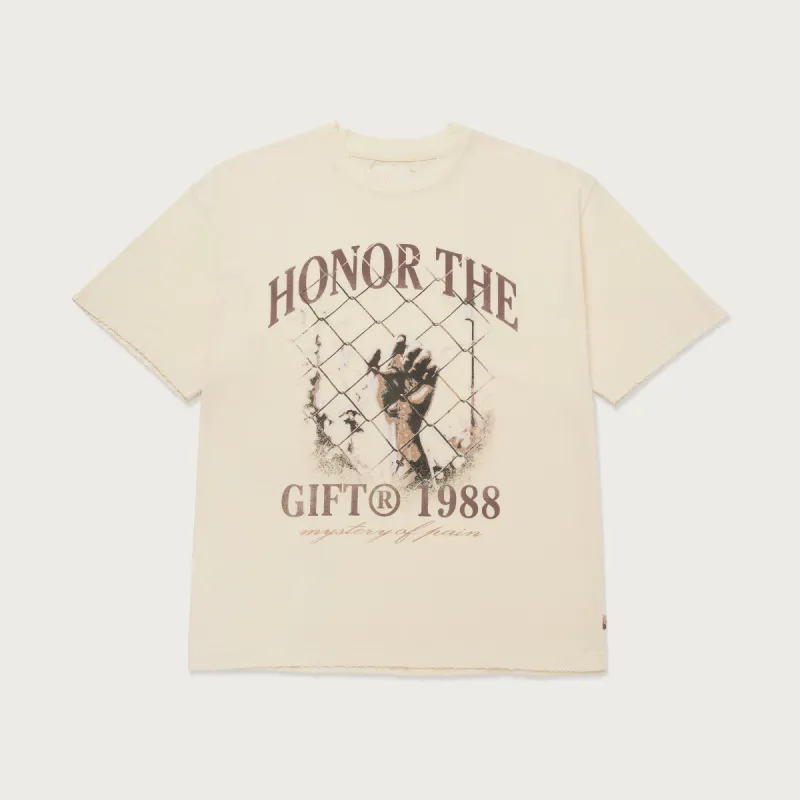 Mystery of Pain T-Shirt - Bone sold by Honor the Gift