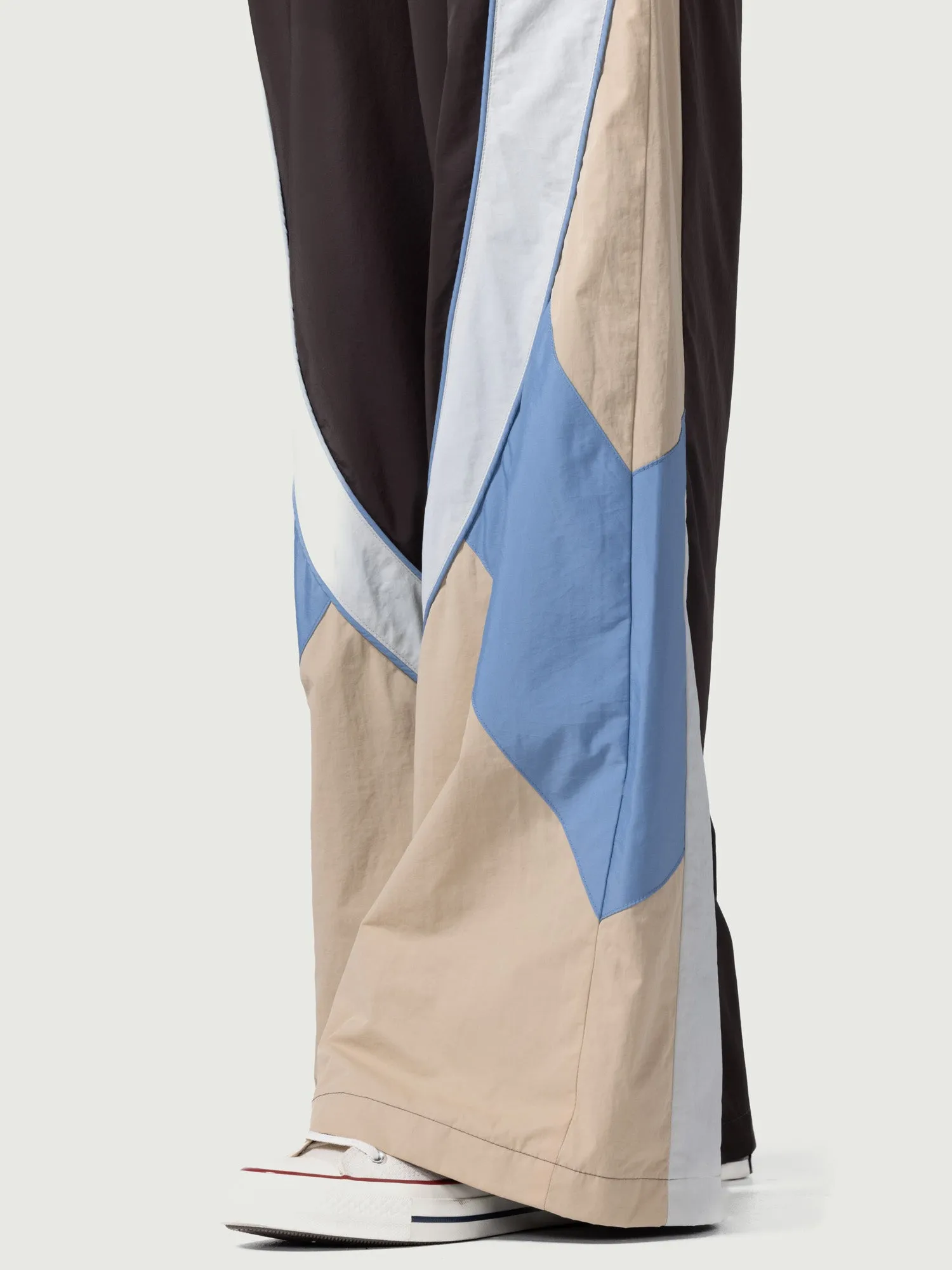 Womens Wide Leg Colorblock Pant - Blue sold by Honor the Gift product image thumbnail 5