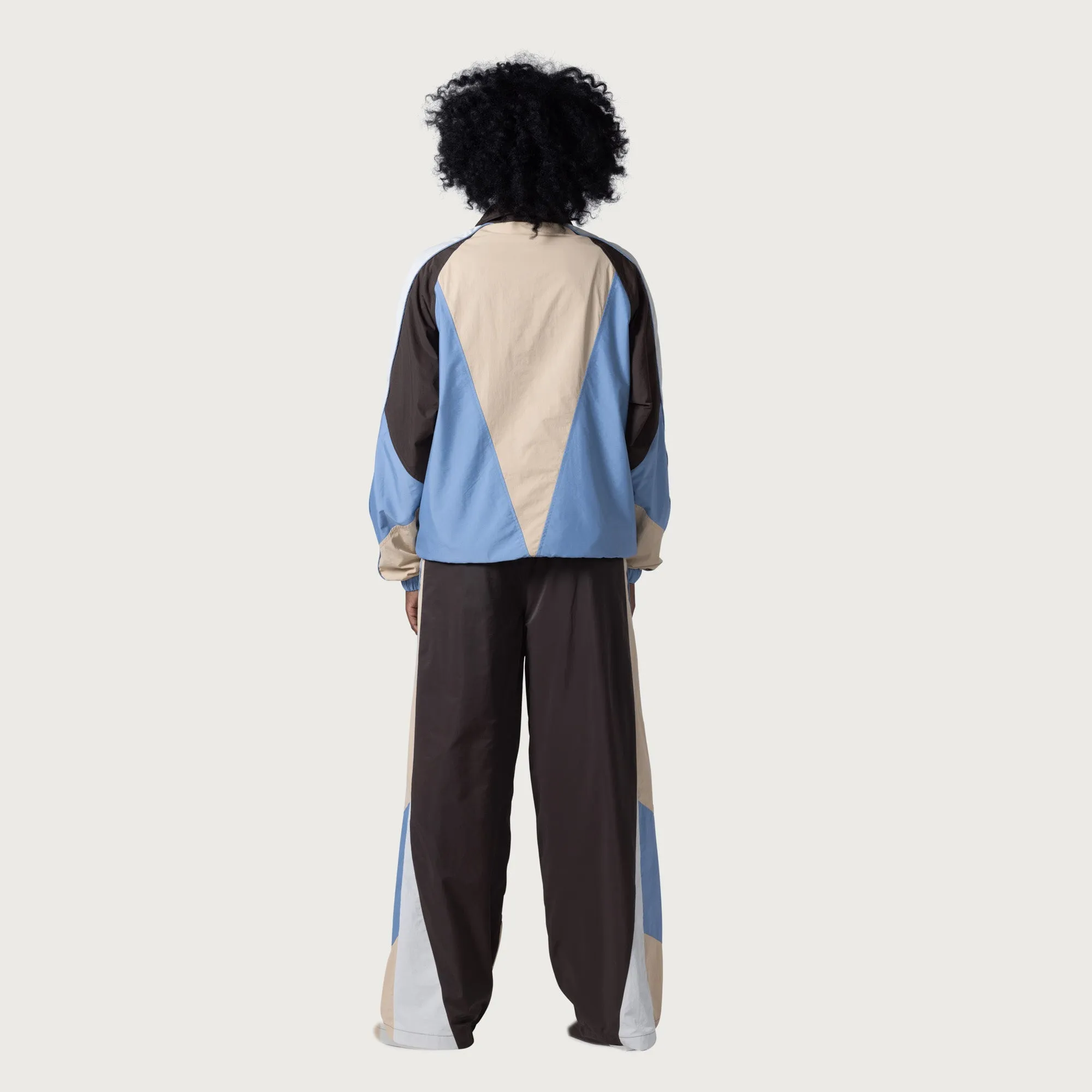 Womens Wide Leg Colorblock Pant - Blue sold by Honor the Gift product image thumbnail 4