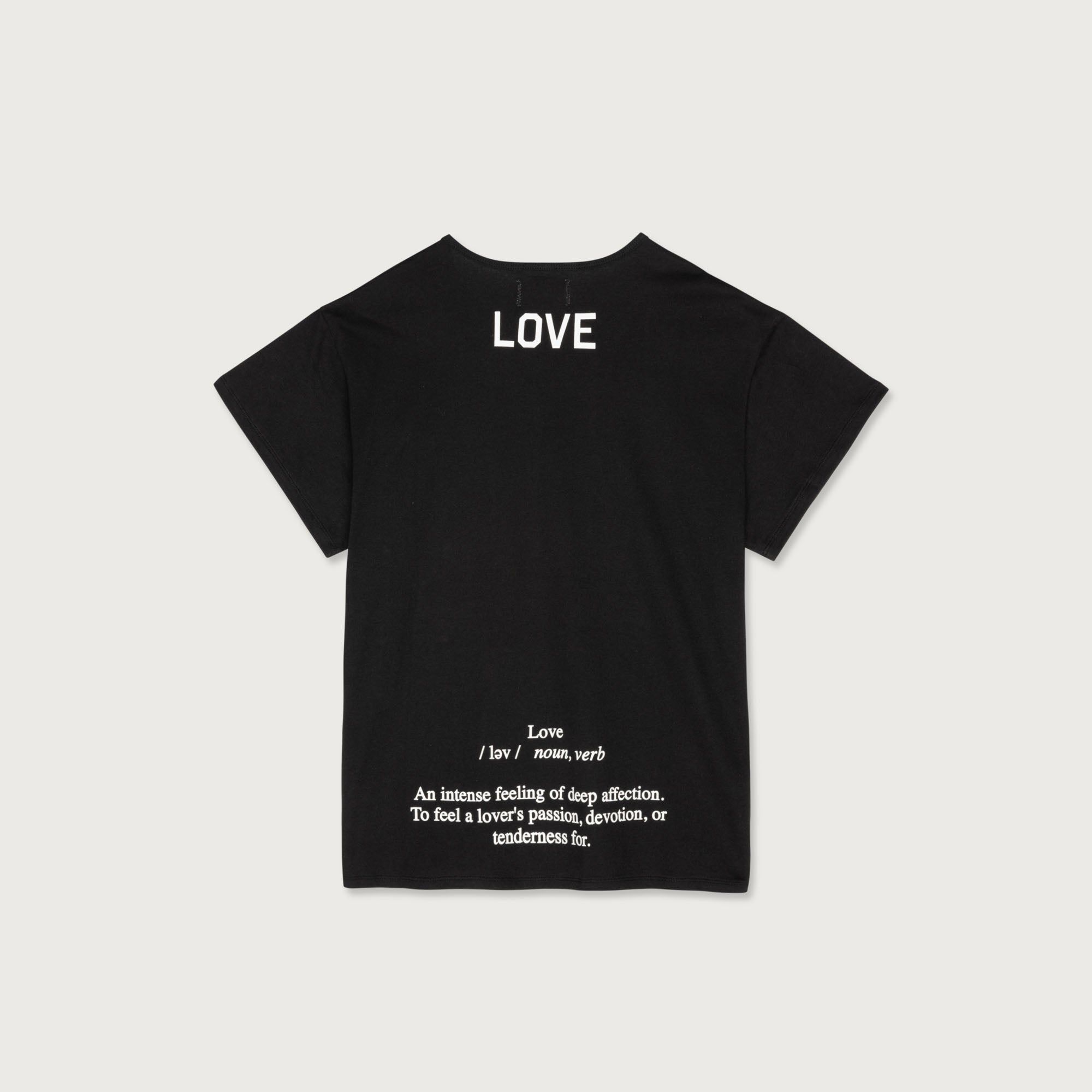 Womens Love T-Shirt - Black sold by Honor the Gift product image thumbnail 2