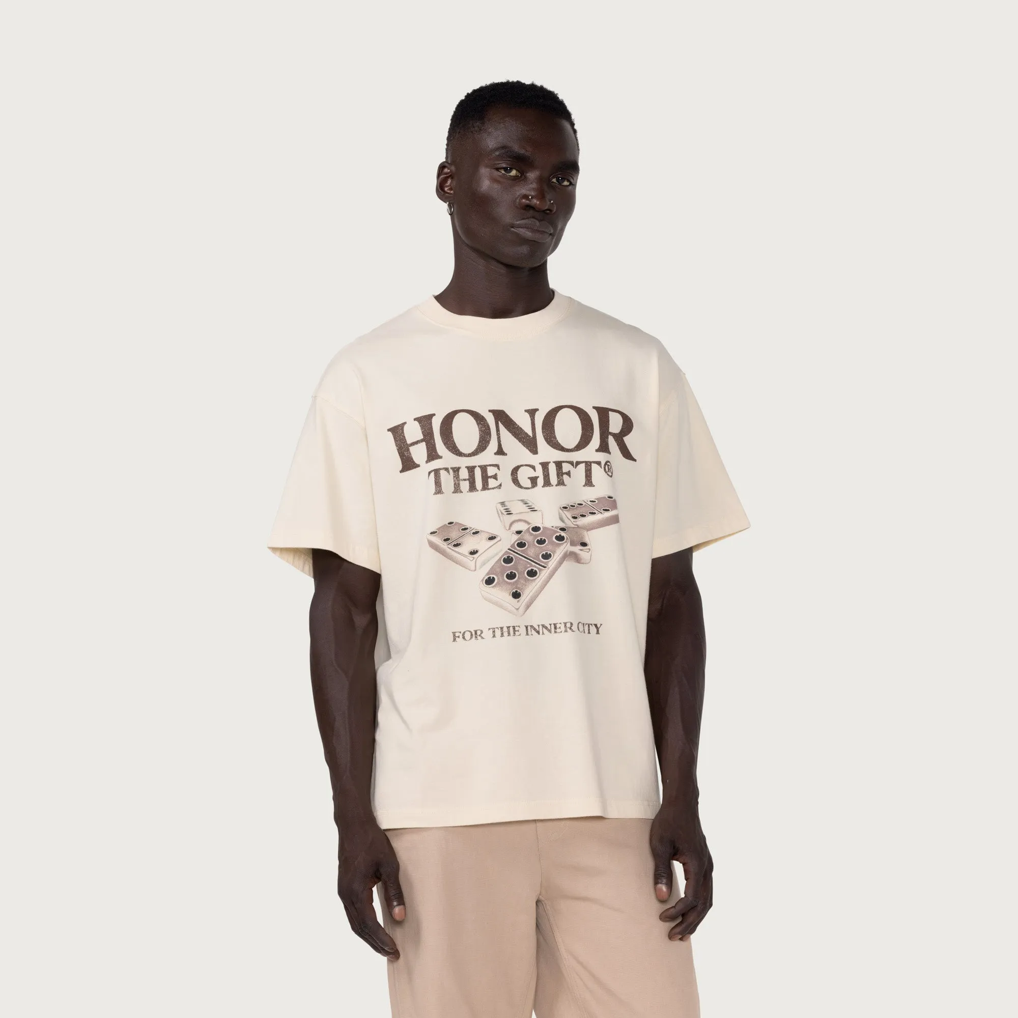 Dominos T-Shirt - Bone sold by Honor the Gift product image thumbnail 4