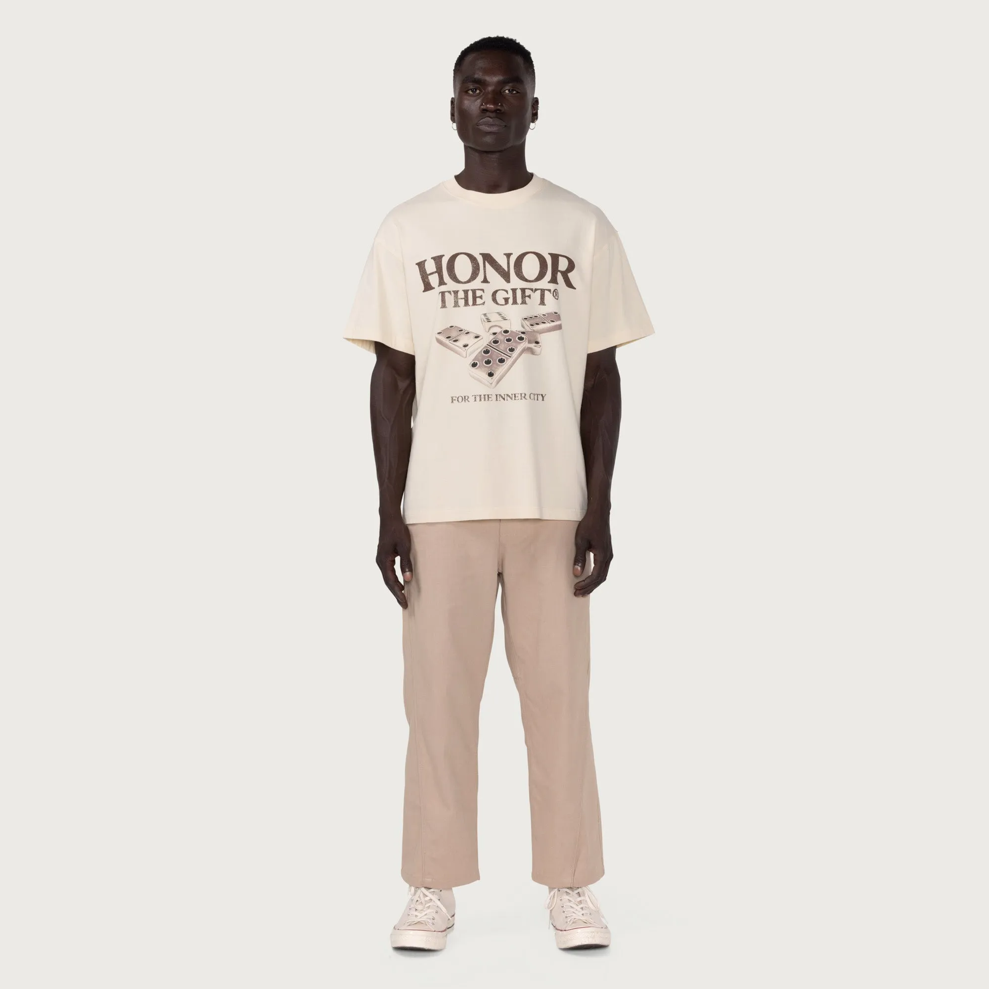 Dominos T-Shirt - Bone sold by Honor the Gift product image thumbnail 2