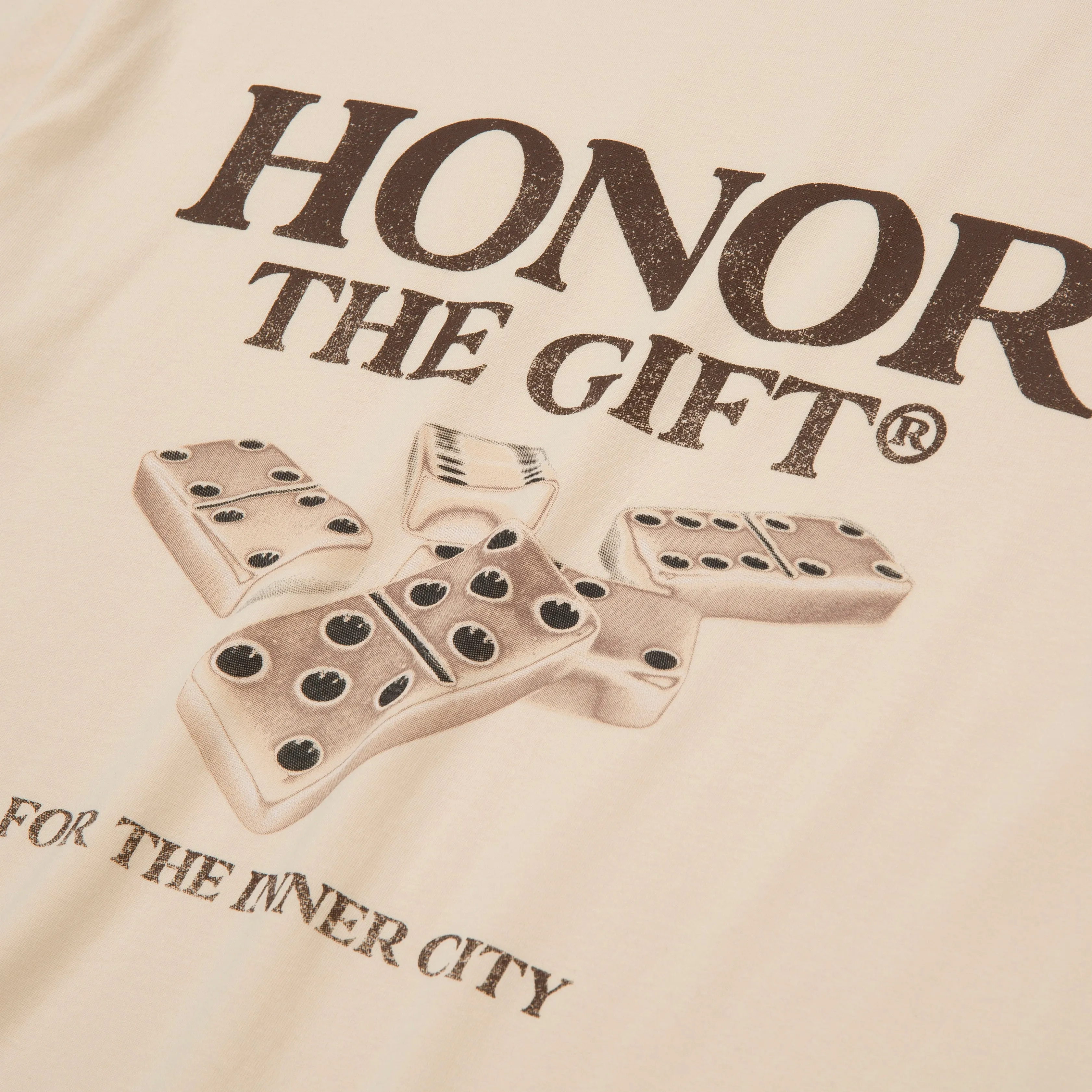 Dominos T-Shirt - Bone sold by Honor the Gift product image thumbnail 3