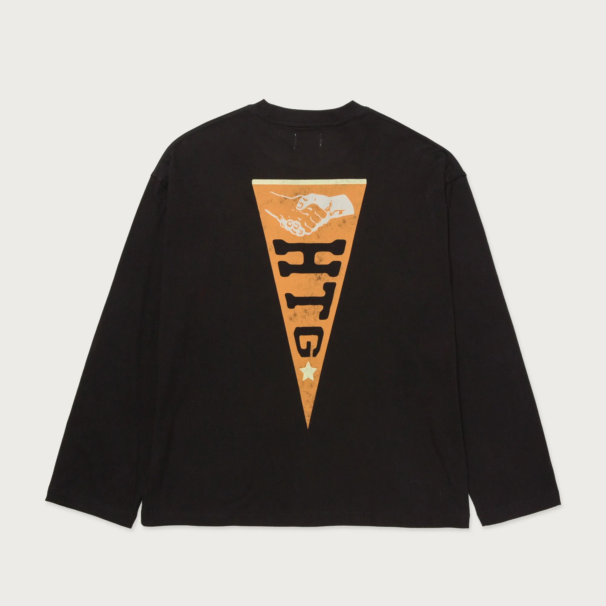 HTG® Seal Logo L/S T-Shirt - Black sold by Honor the Gift product image thumbnail 2