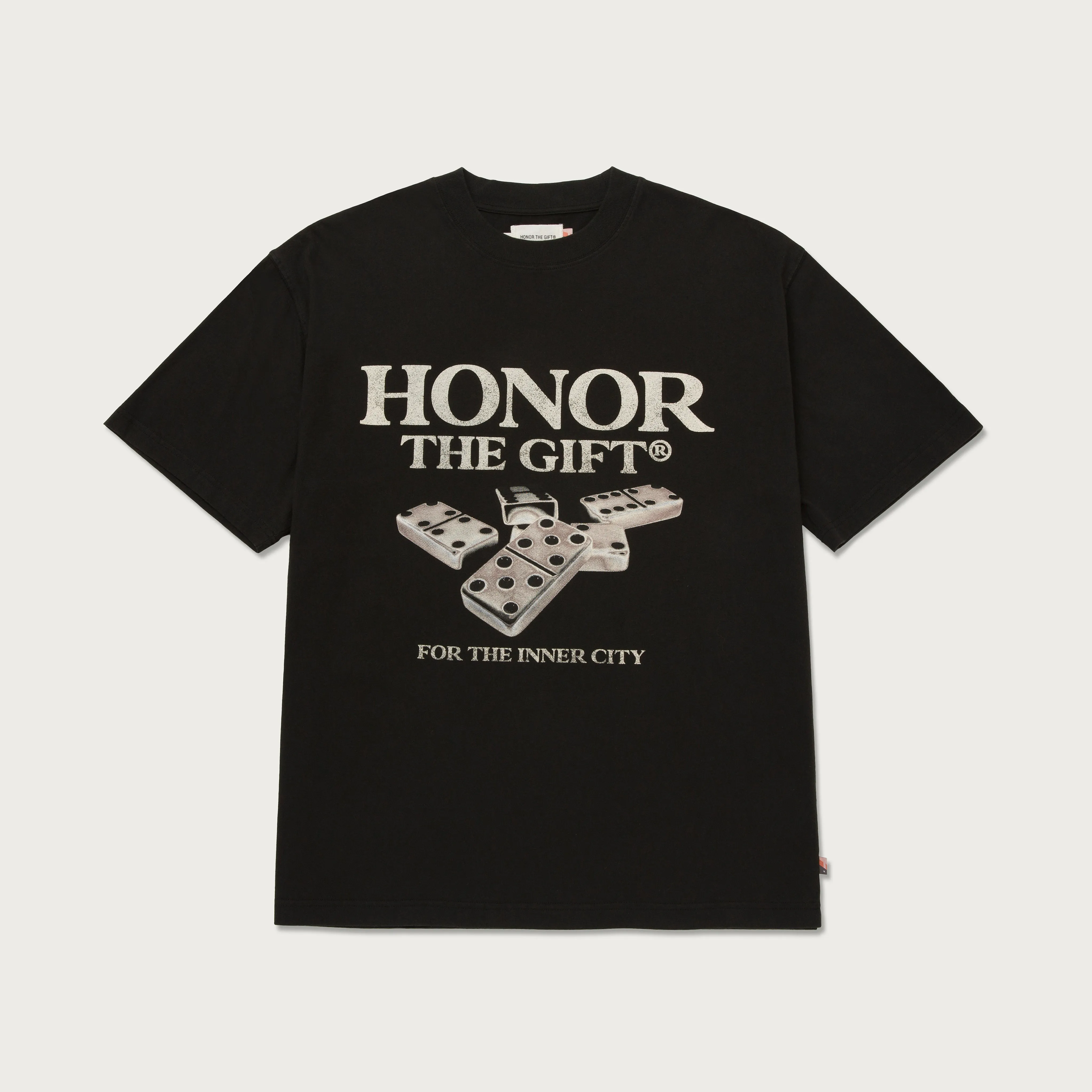 Dominos T-Shirt - Black sold by Honor the Gift