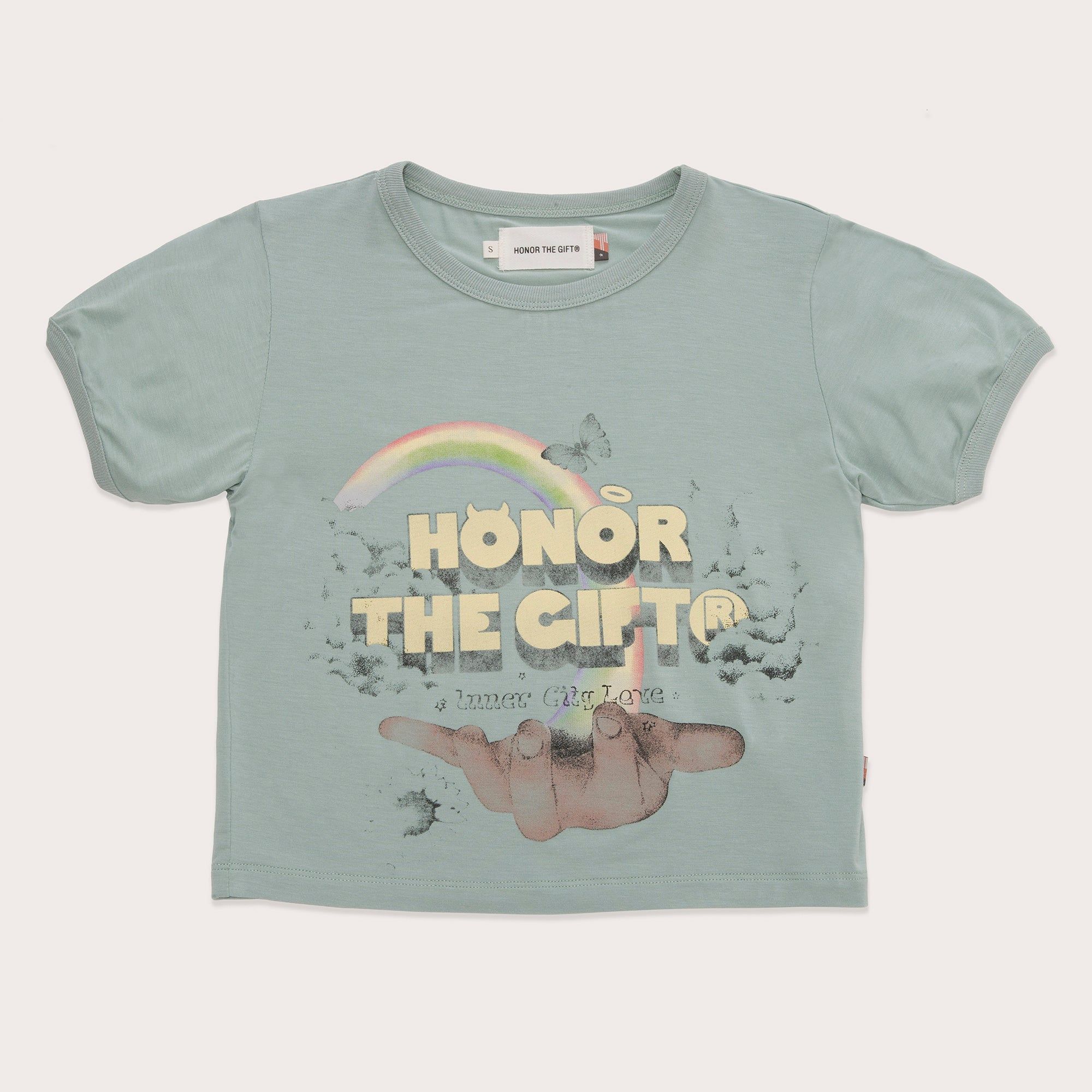 Women's Palms T-Shirt - Sage sold by Honor the Gift