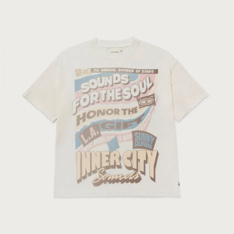 Sounds For The Soul Tee - Cream sold by Honor the Gift