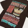 HTG® Burgers T-Shirt - Black sold by Honor the Gift
