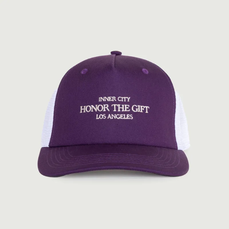 Inner City Signature Cap - Purple made by Honor the Gift