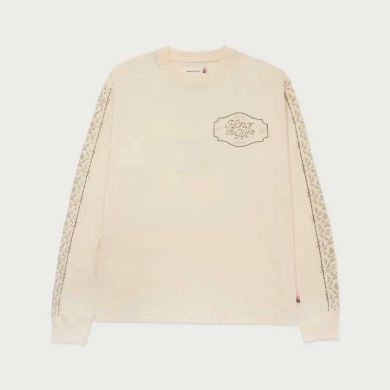 HTG® Pattern L/S T-Shirt - Bone made by Honor the Gift