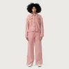 Womens Novelty Denim Pant - Brick sold by Honor the Gift