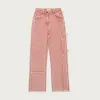 Womens Novelty Denim Pant - Brick sold by Honor the Gift