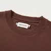 Embroidered Pocket T-Shirt - Brown sold by Honor the Gift