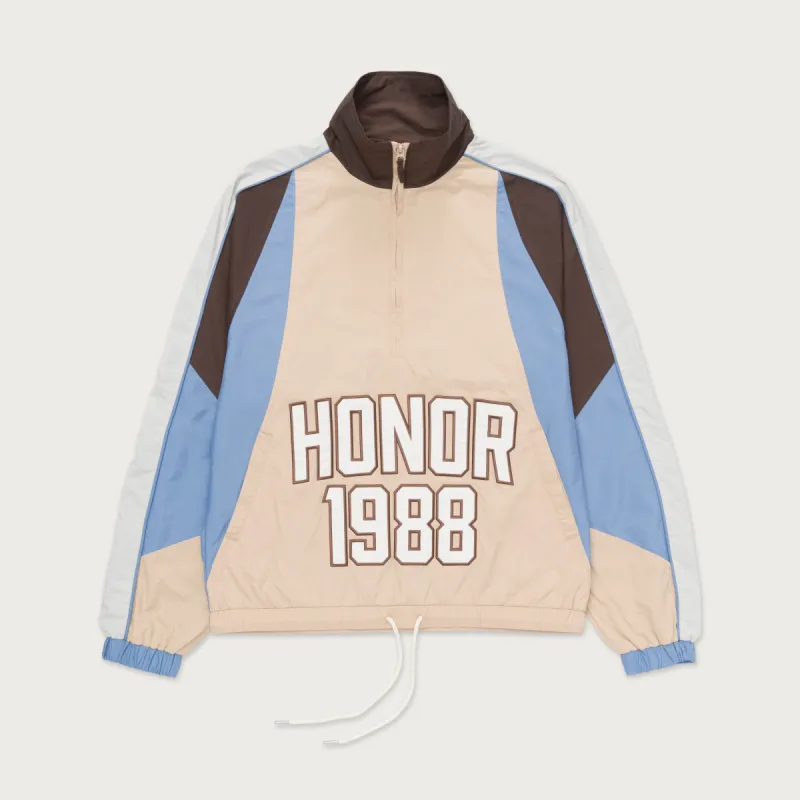 Womens Colorblocked Half Zip - Blue made by Honor the Gift