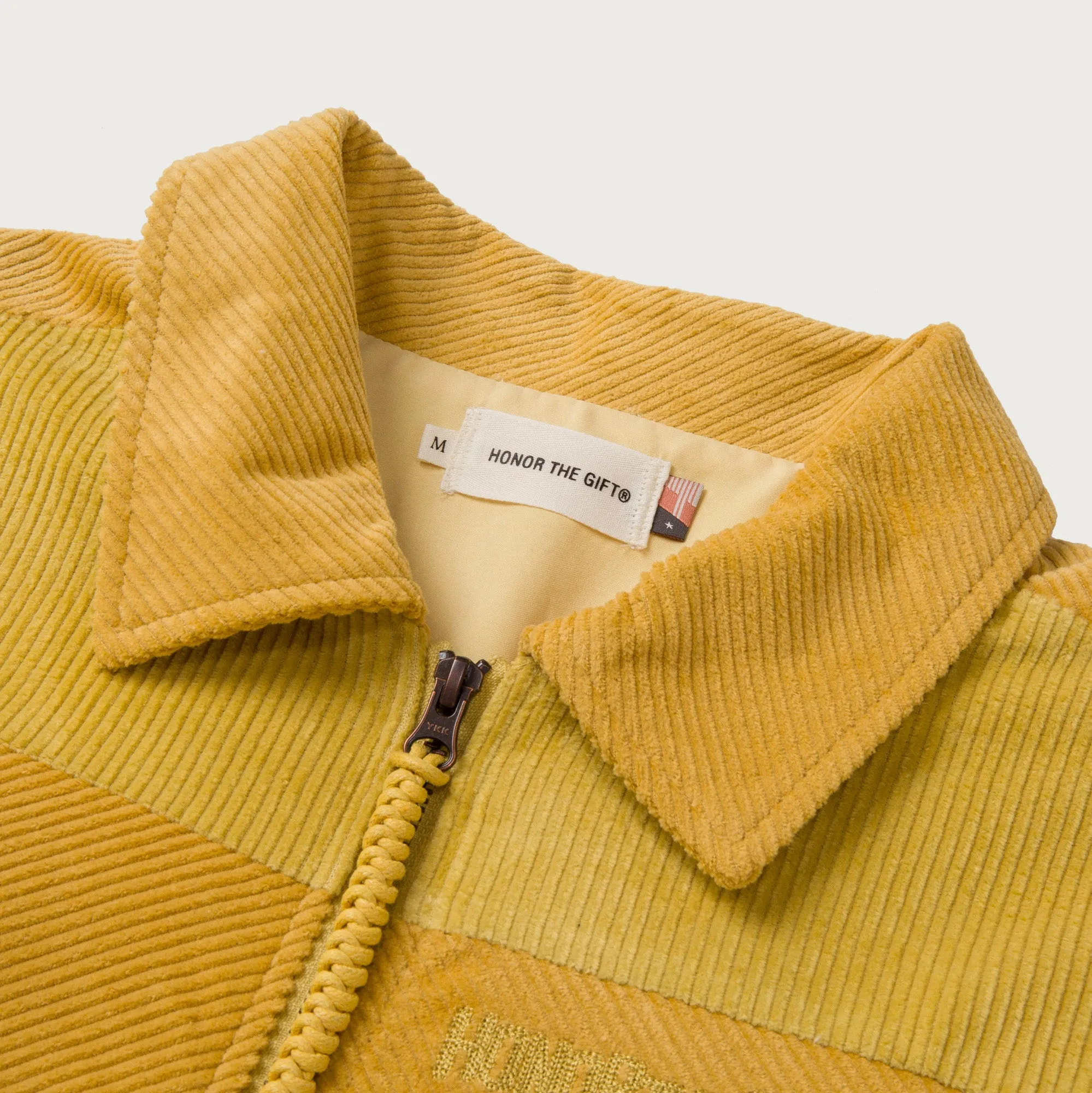 Corduroy Zip Jacket - Yellow sold by Honor the Gift product image thumbnail 4