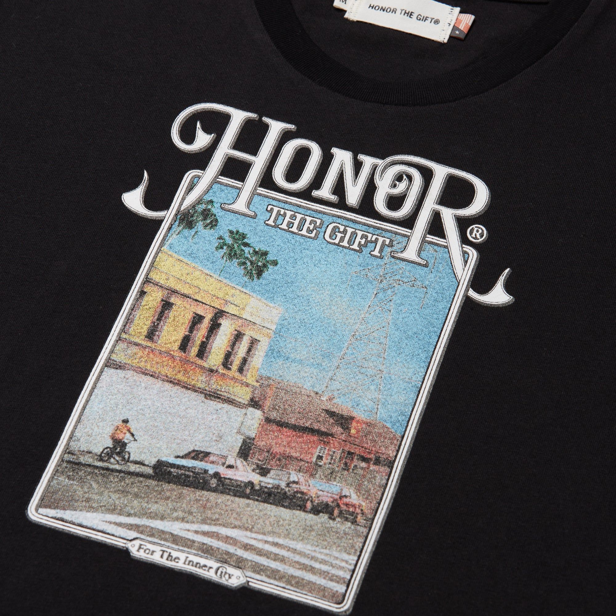 Womens Our Block T-Shirt - Black sold by Honor the Gift product image thumbnail 3