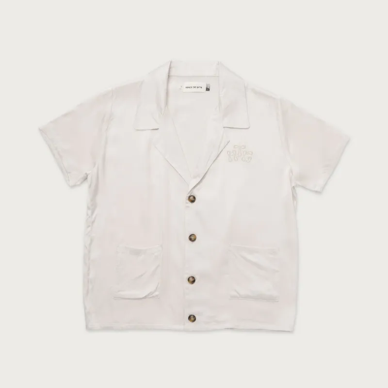 Womens Camp Shirt Button Up - Bone sold by Honor the Gift