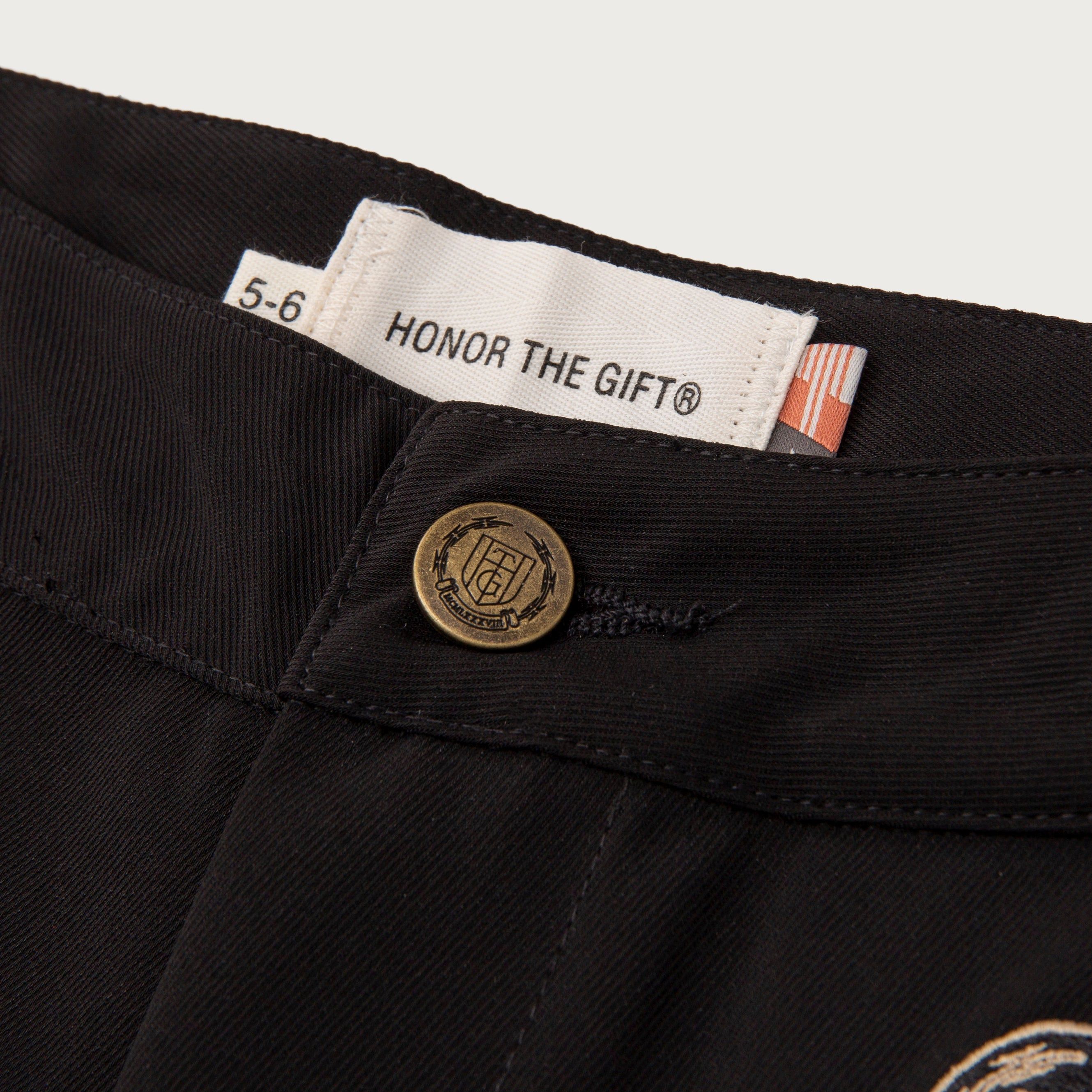 Kids Girls Wide Leg Trouser - Black sold by Honor the Gift product image thumbnail 4