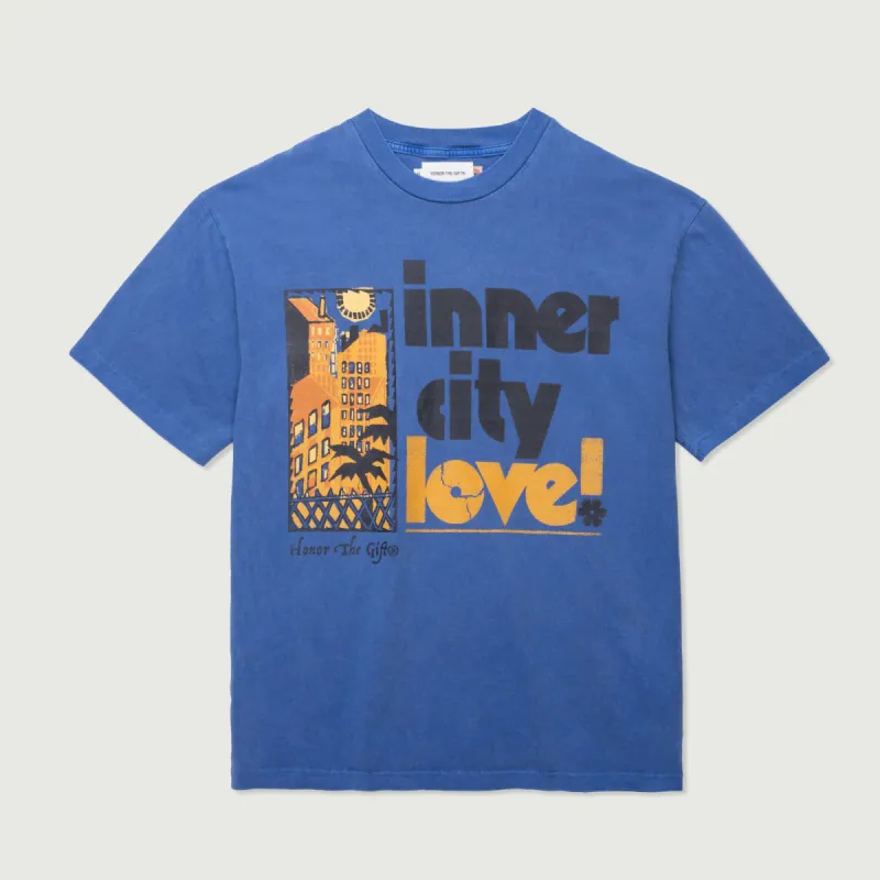 Inner City Love 2.0 T-Shirt - Blue sold by Honor the Gift