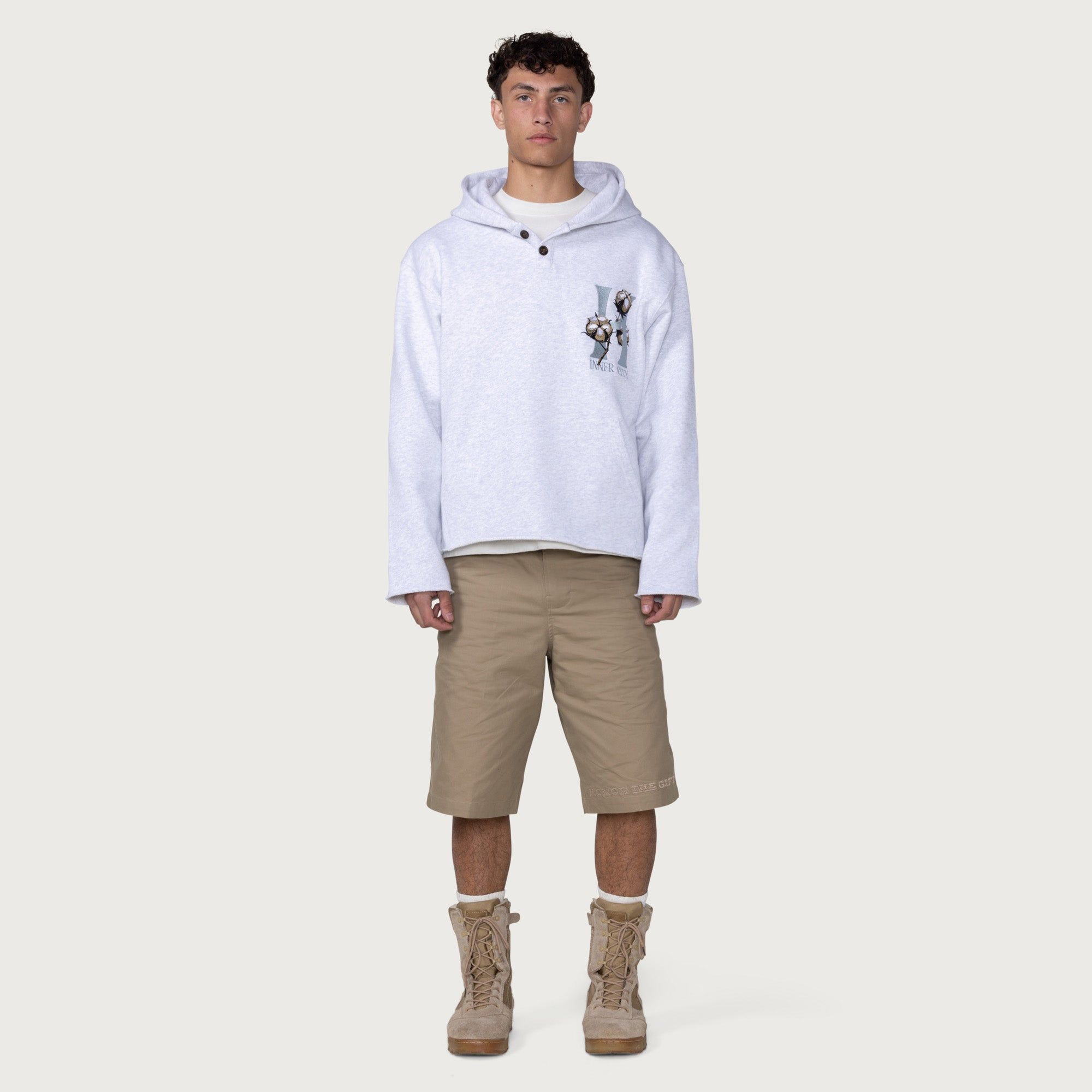 Cotton H Hoodie - Heather sold by Honor the Gift product image thumbnail 3