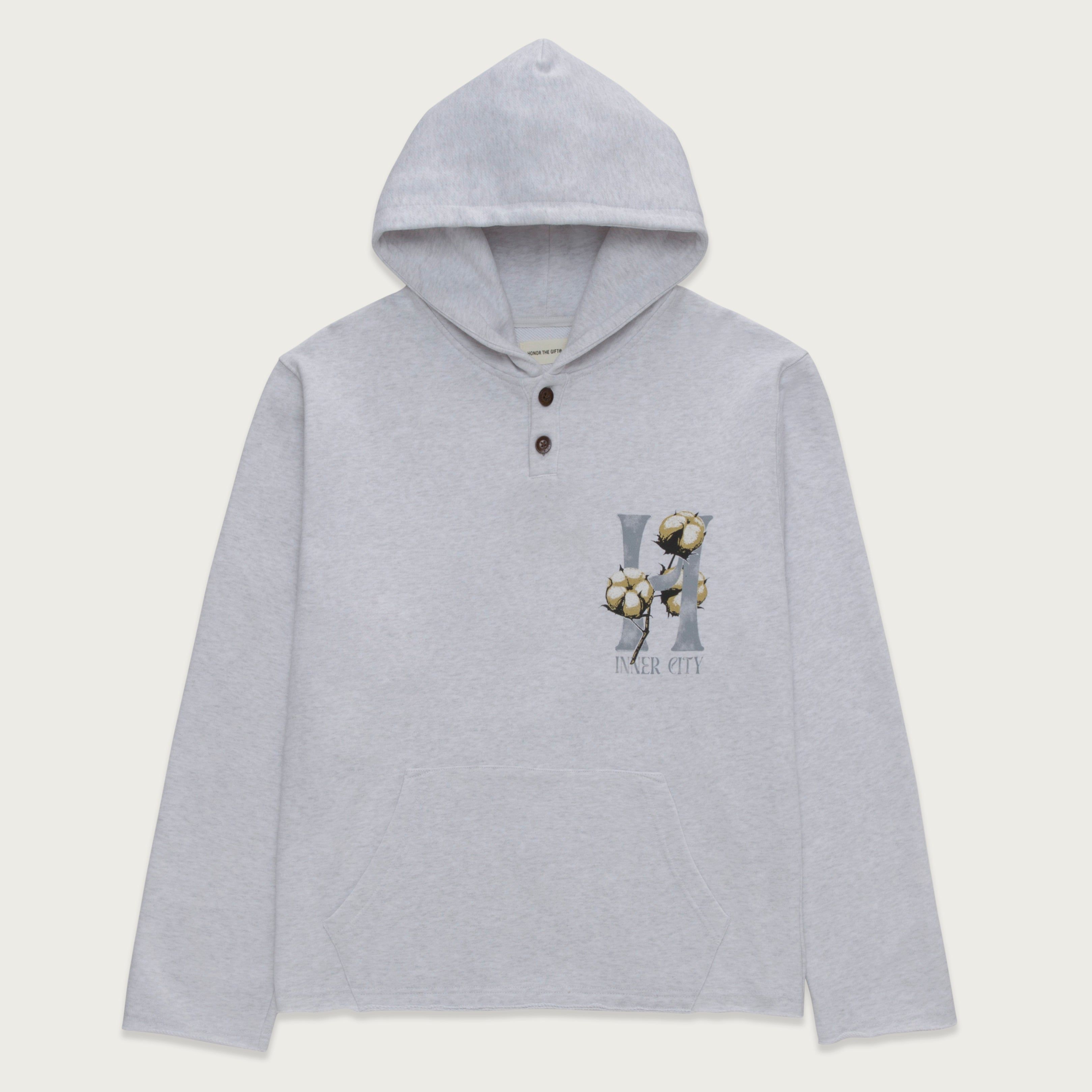 Cotton H Hoodie - Heather sold by Honor the Gift